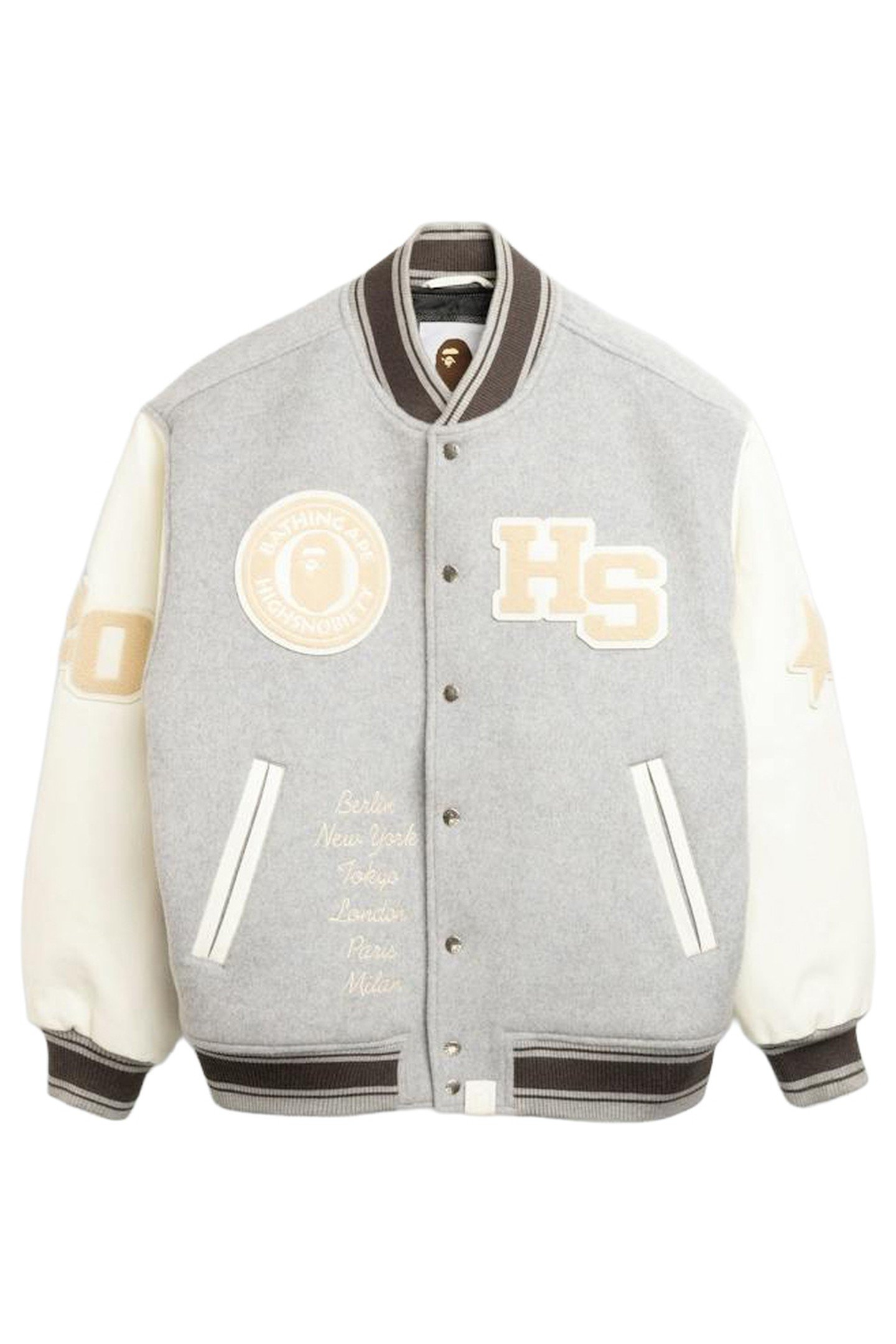 BAPE X HIGHSNOBIETY – VARSITY JACKET 1