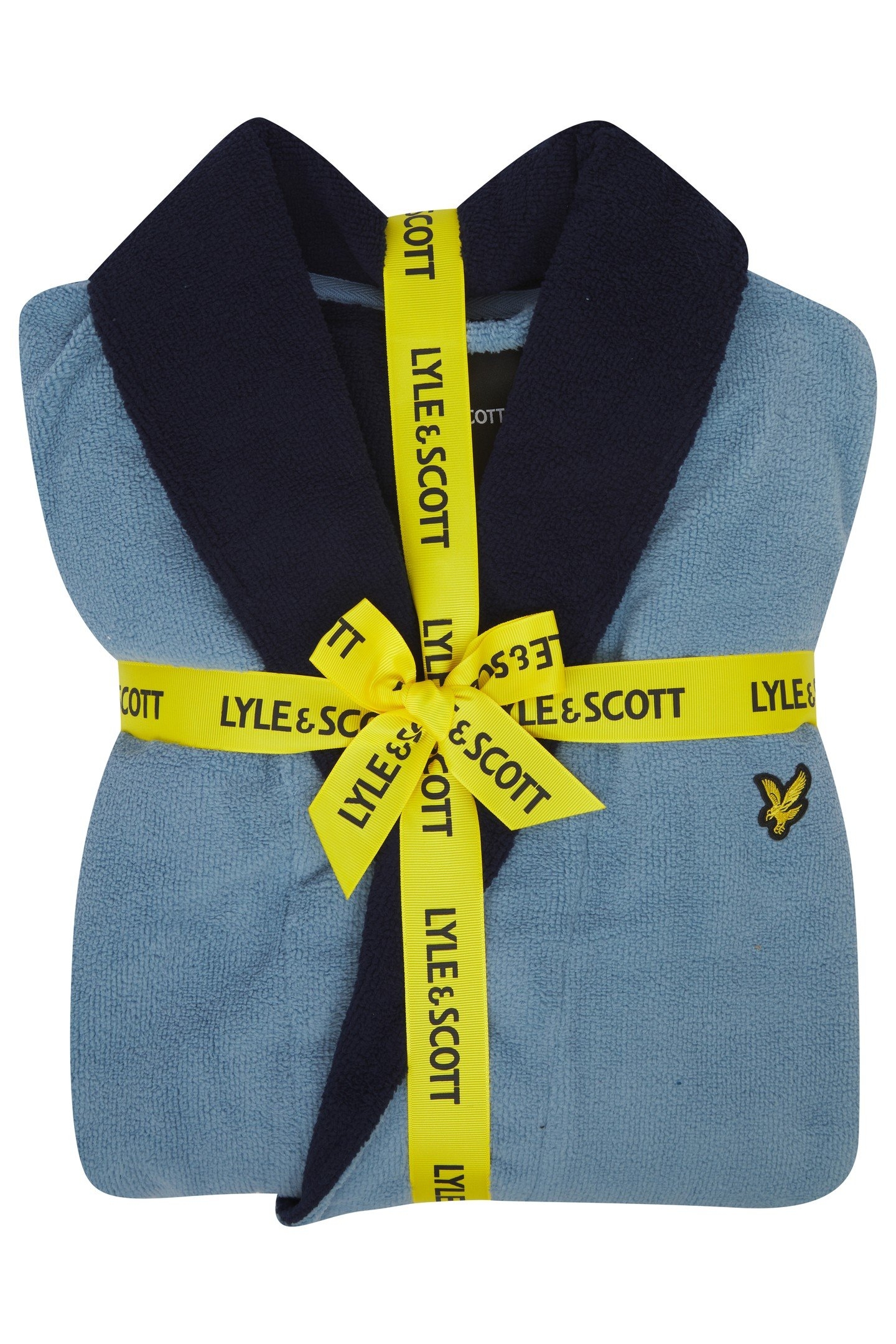 ADRIAN BATHROBE CORONET BLUE - PEACOAT 3