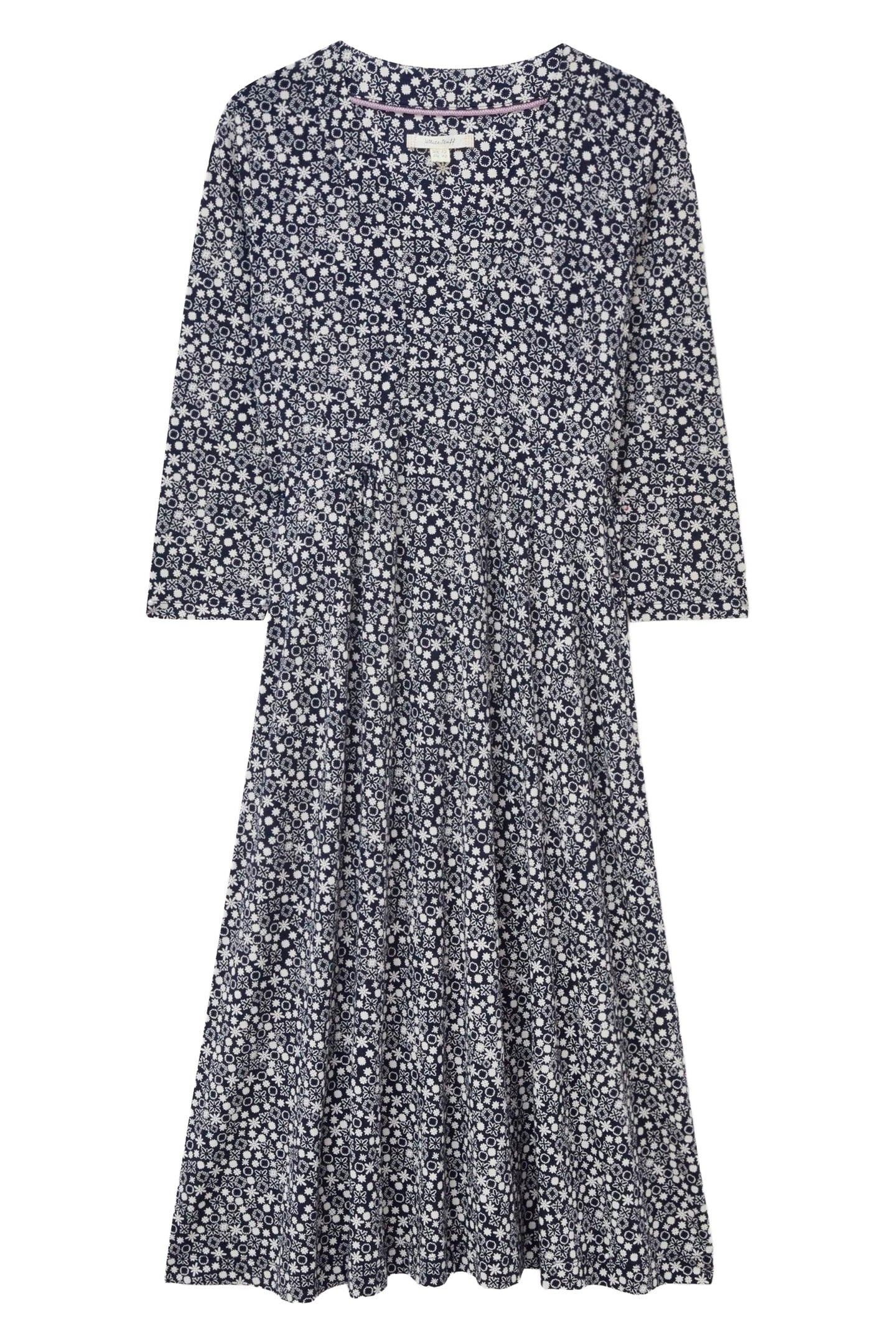 ESME JERSEY MIDI DRESS BLUE MULTI 2