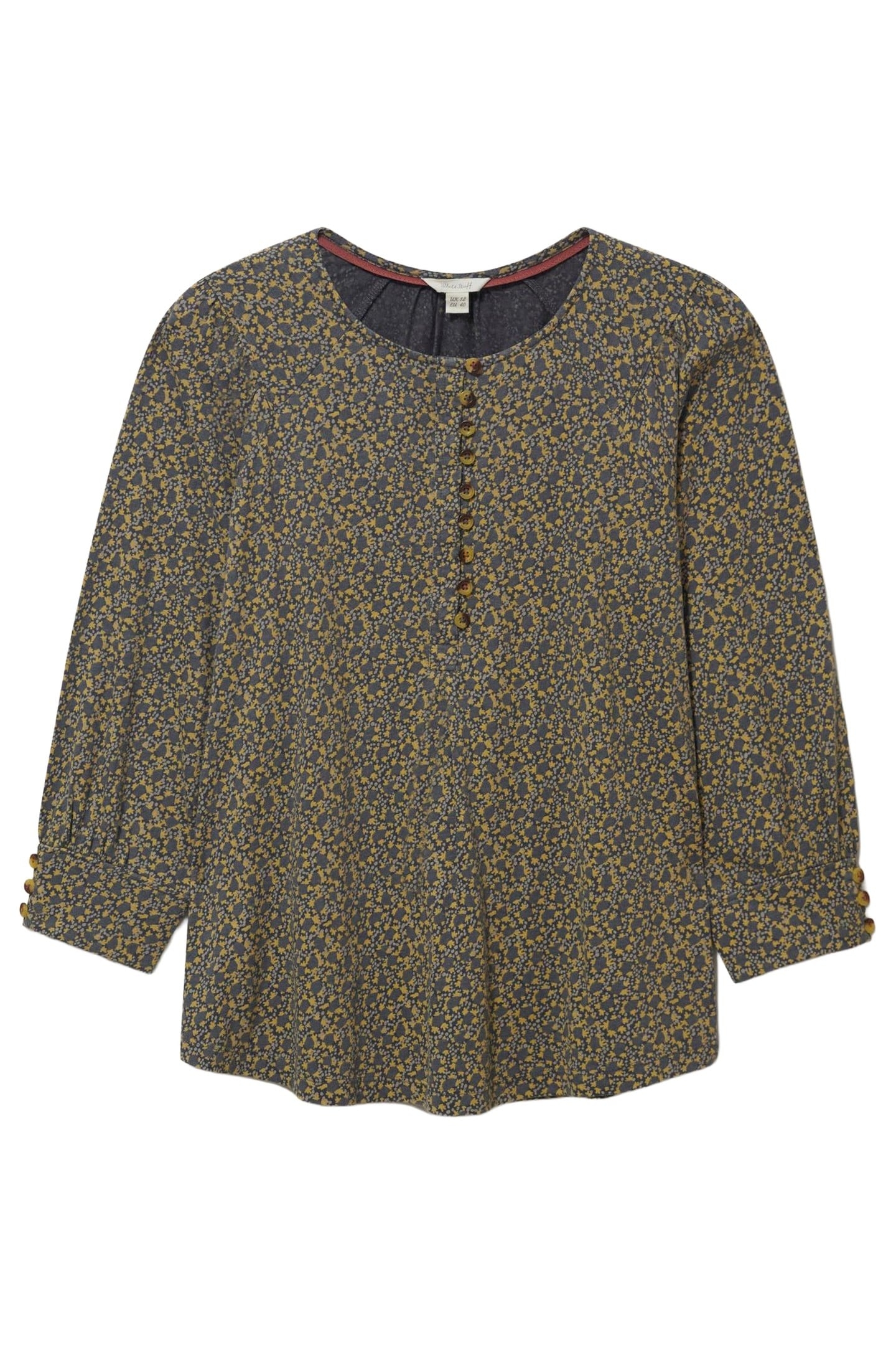 ANGELISE TOP BUTTON THROUGH GREY MULTI 3