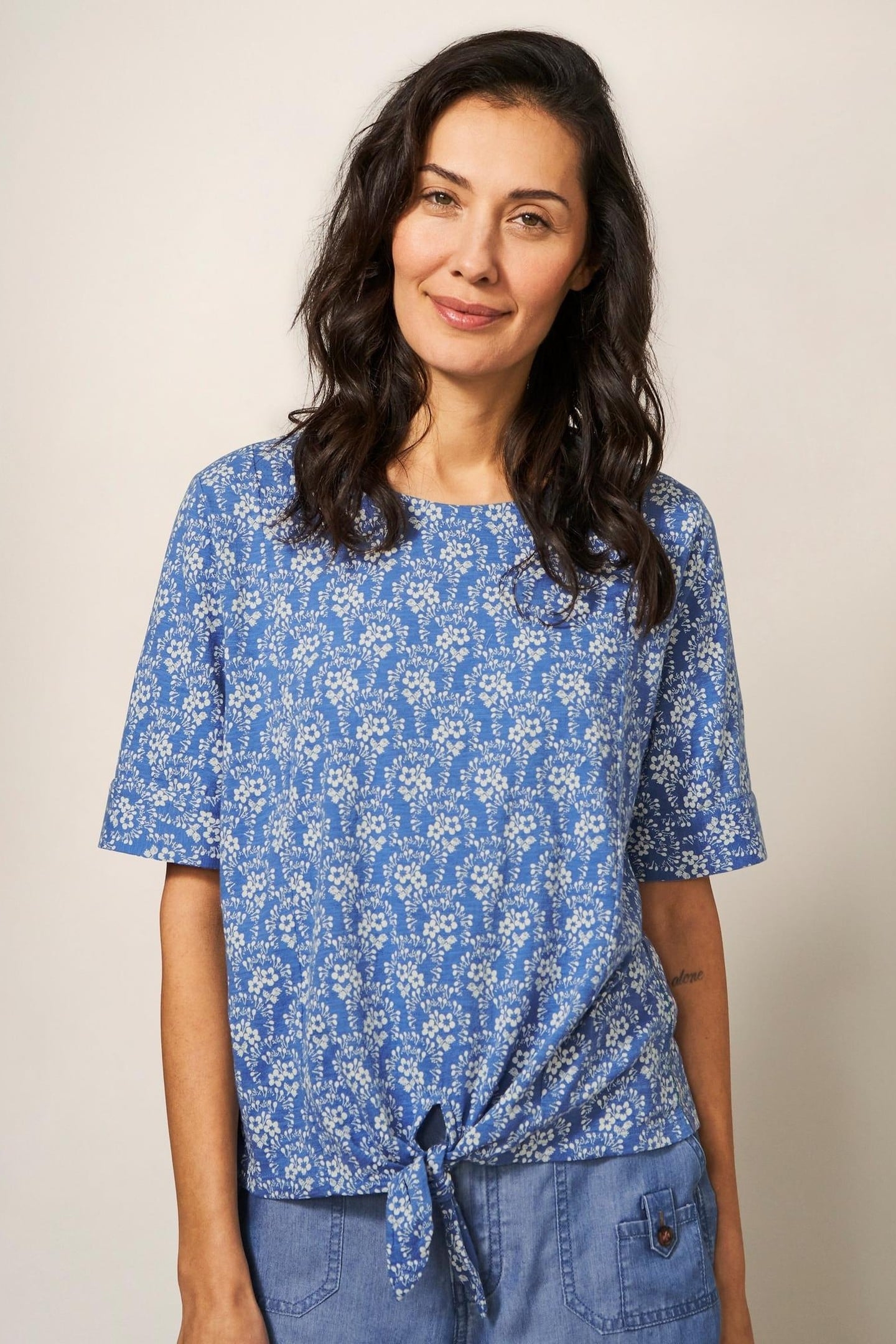 TIE HEM TOP BLUE PRINT 1
