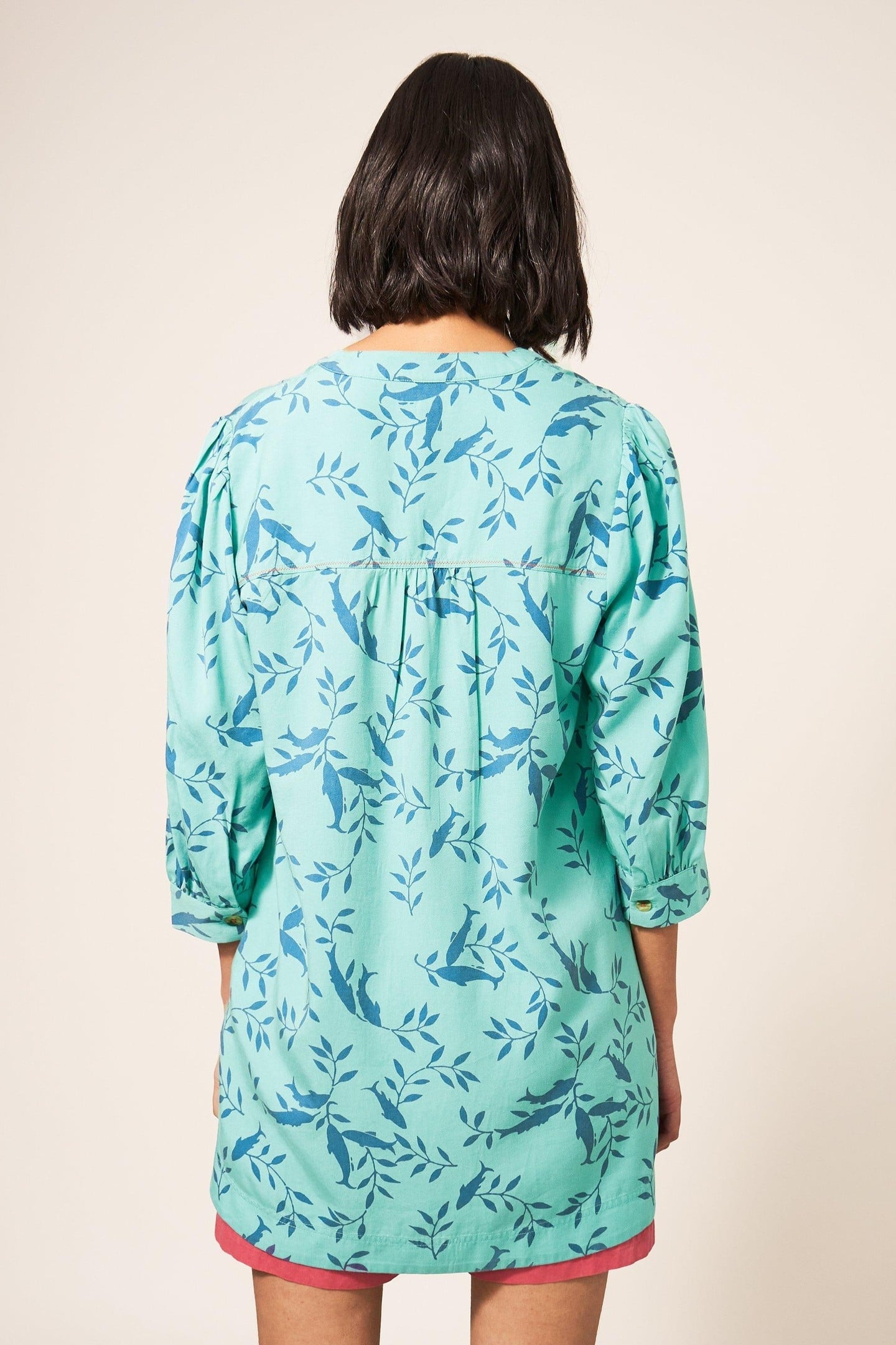 HARPER TUNIC TEAL MULTI 2