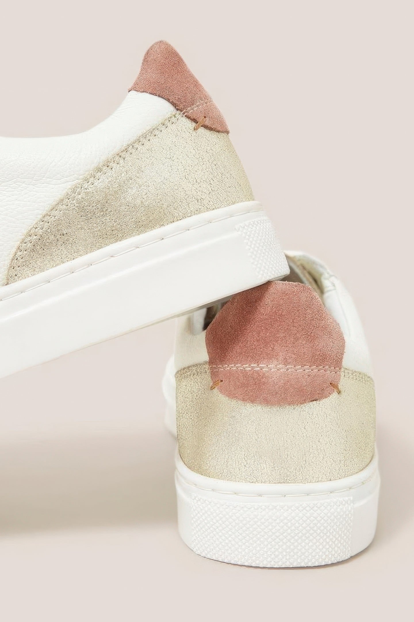 TONI LEATHER TRAINER WHITE MULTI 7