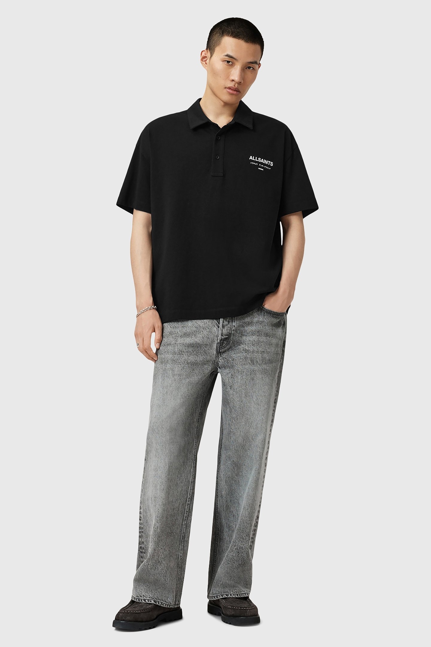 UNDERGROUND SS POLO JET BLACK 2