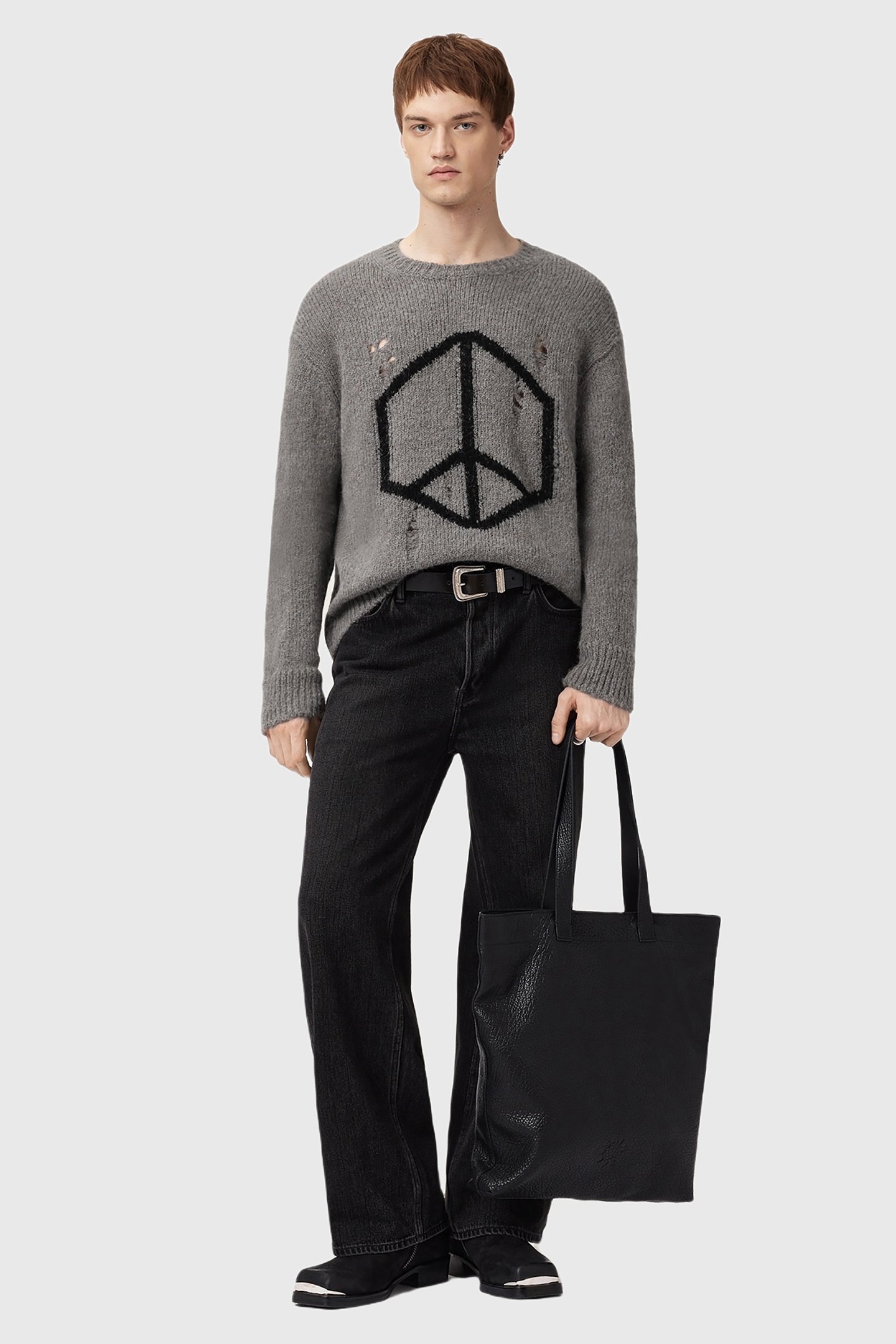 MESSAGE CREW GUNMETAL GREY 3