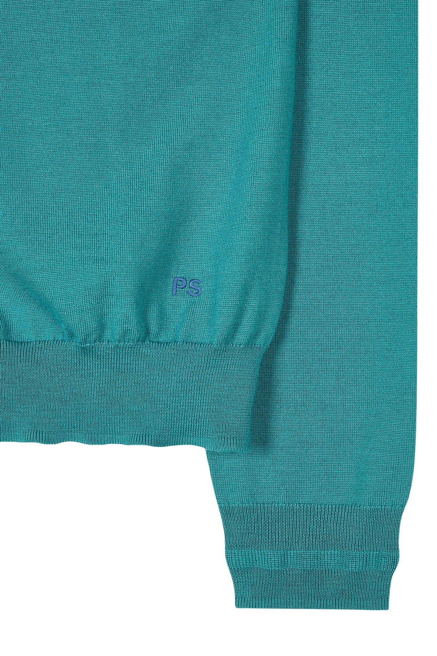 SWEATER CREW NECK PETROL GREEN 2