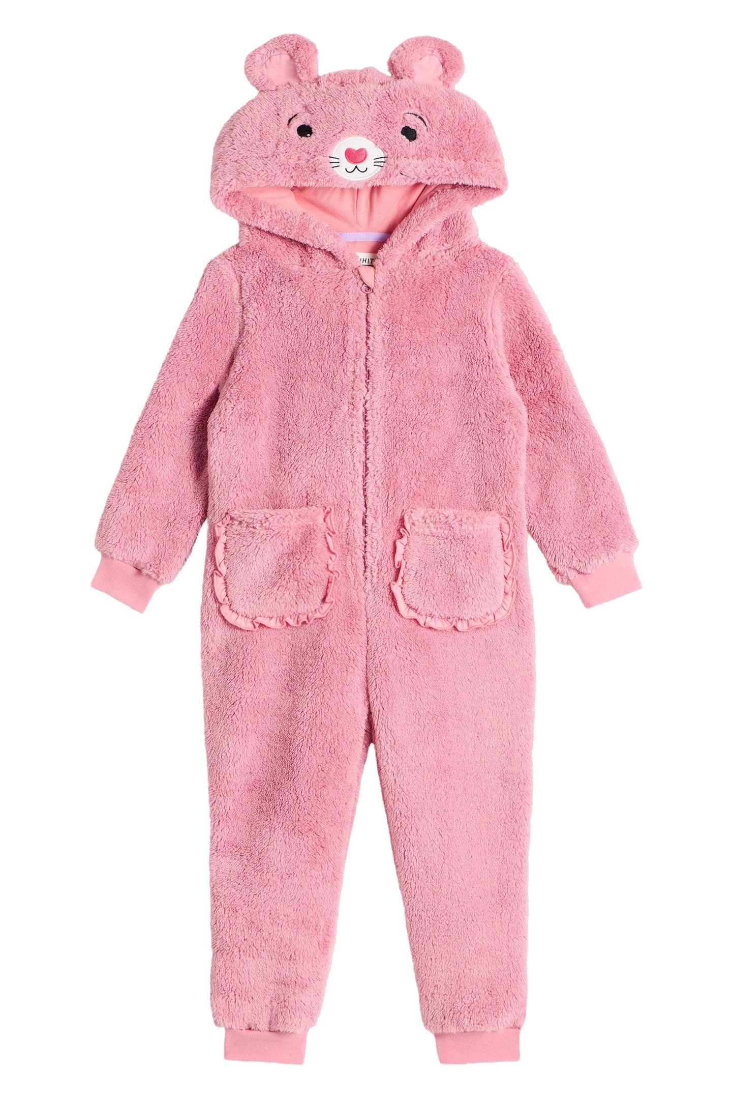 GIRLS MOUSE ONESIE MID PINK 3