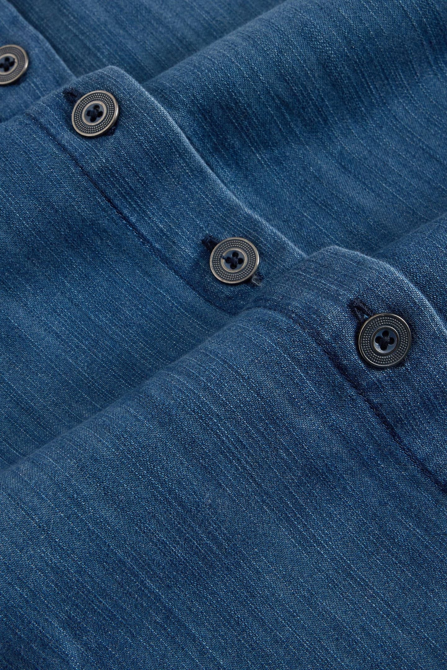 HEATHER DENIM MIDI SKIRT MID DENIM 4