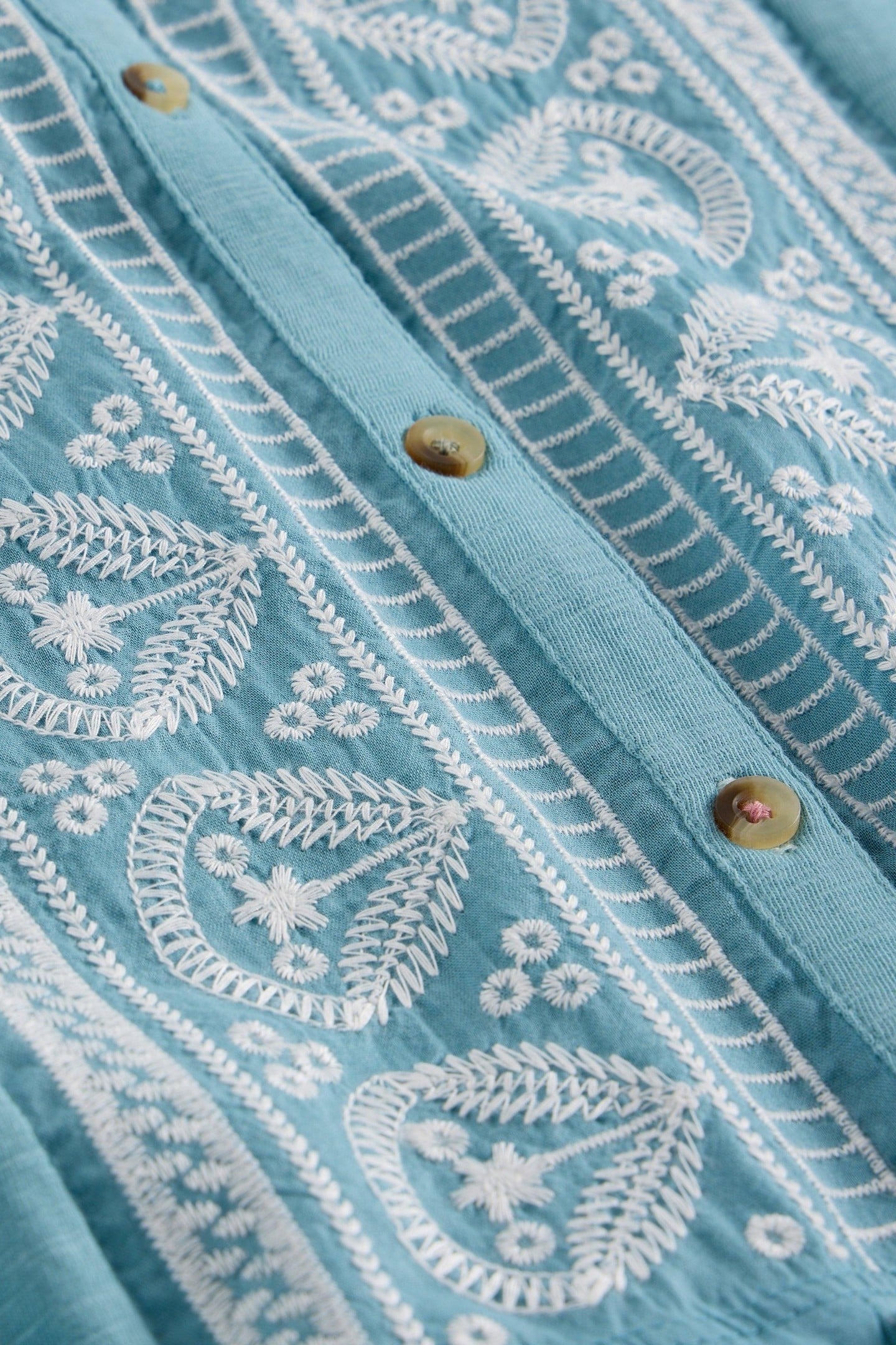 TULIP SLEEVELESS SHIRT MID BLUE 4