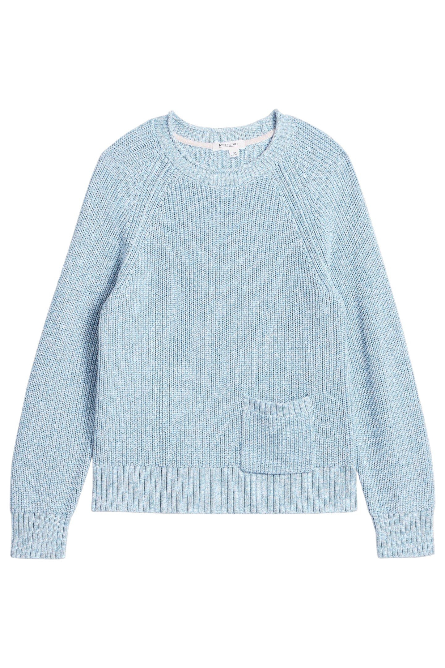 BAILEY COTTON JUMPER MID BLUE 3
