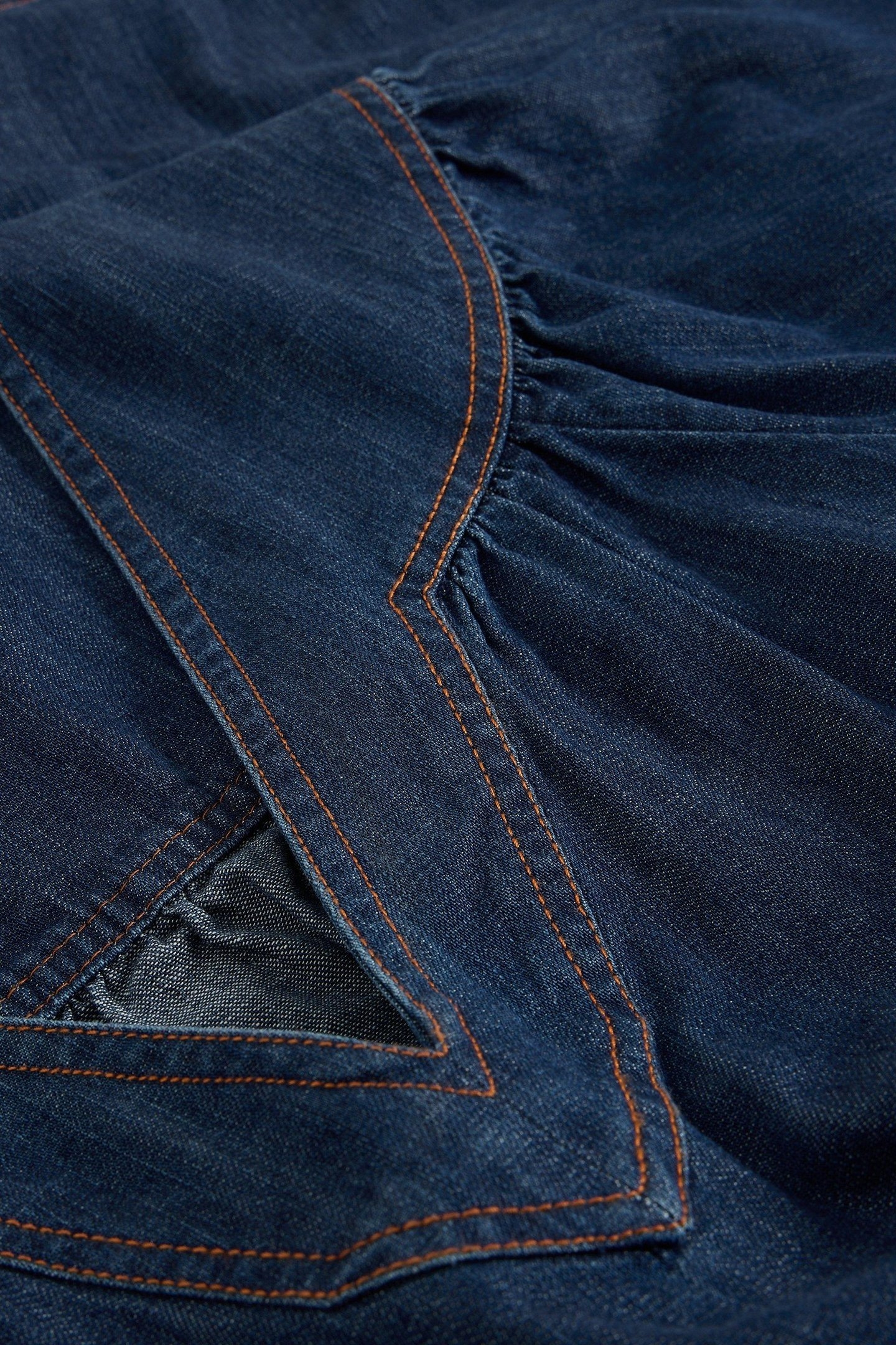 LEO DENIM DRESS DARK DENIM 4