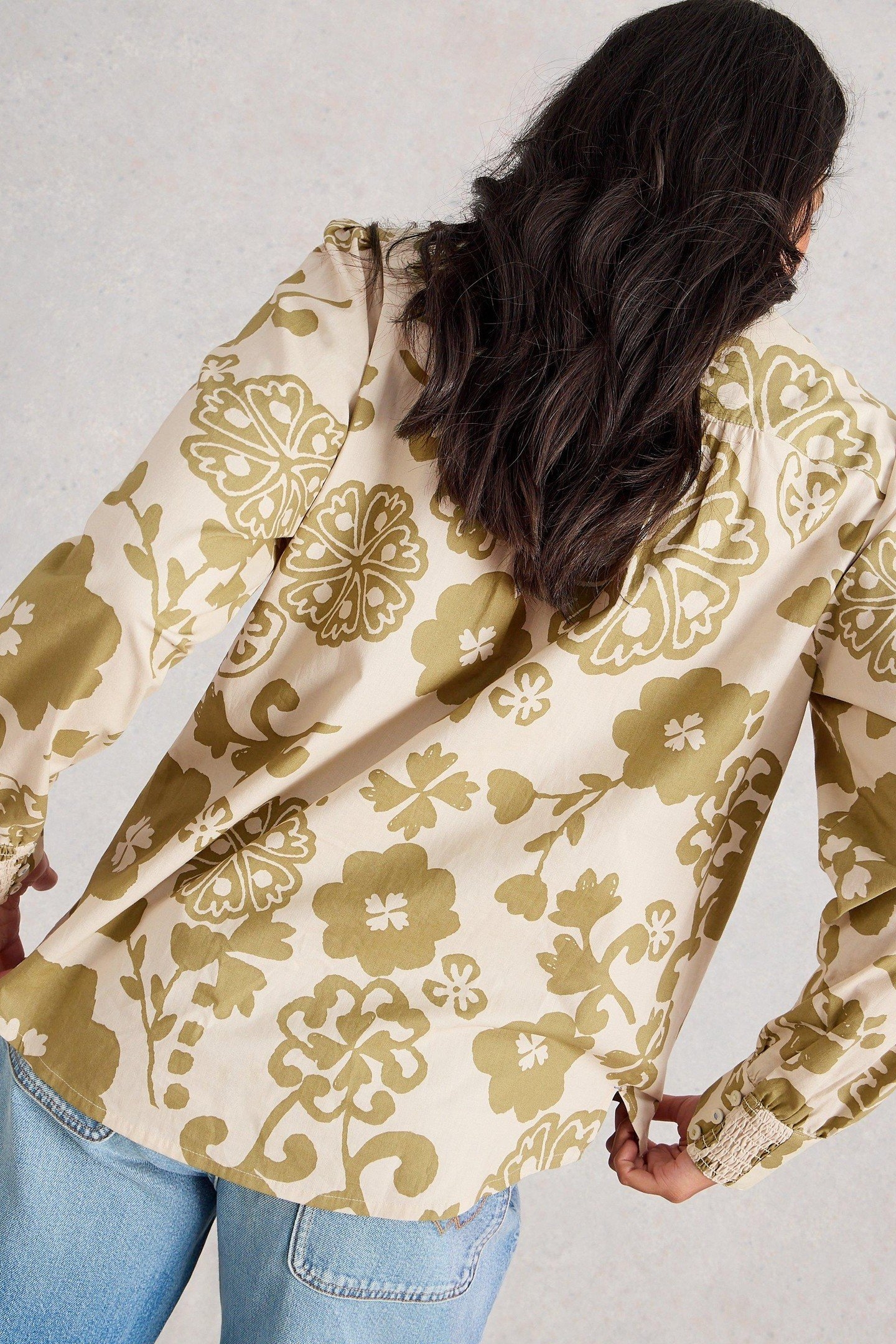 ASTER TOP GREEN PRINT 2