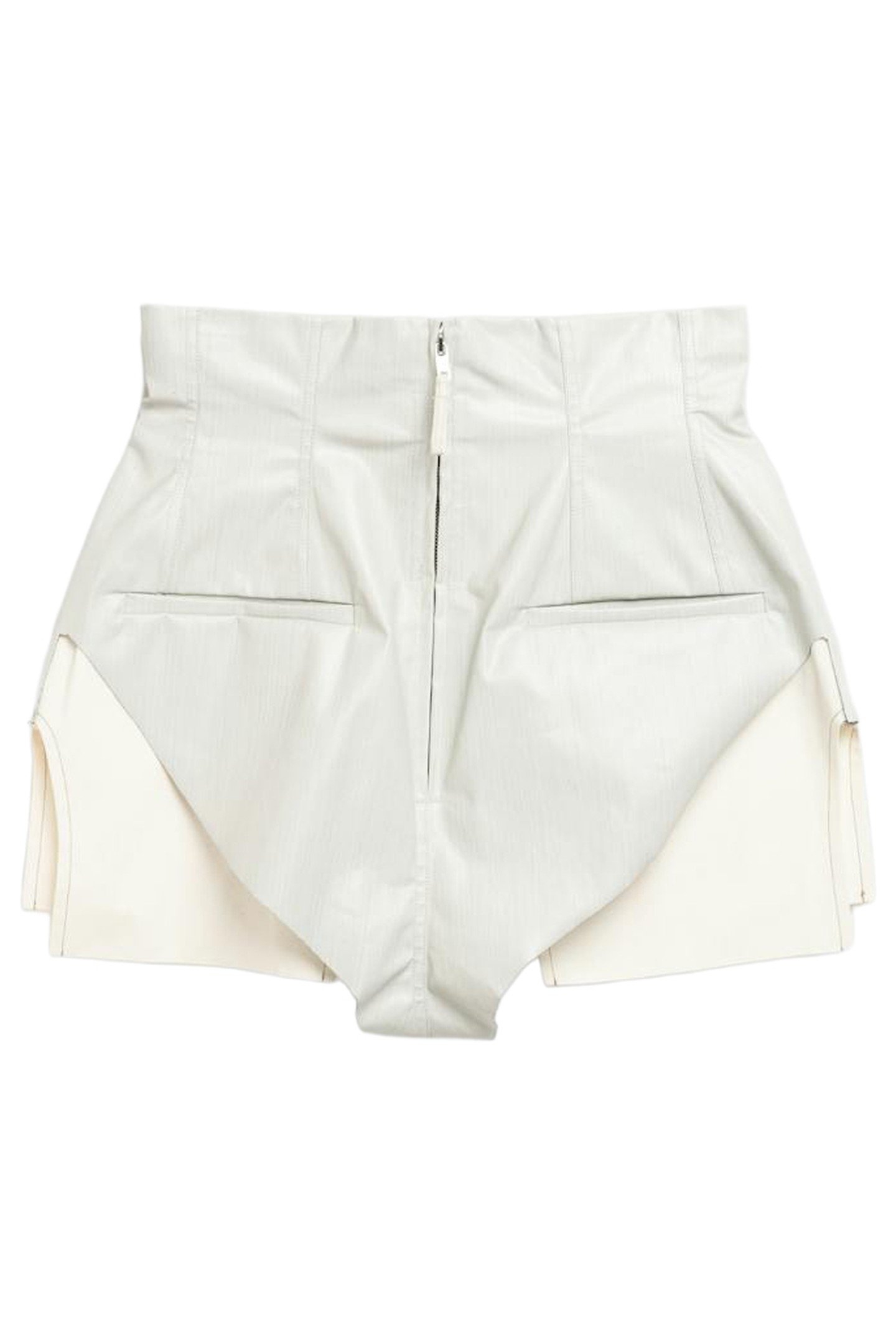 RICK OWENS – DIRT CUTOFF DENIM SHORTS WHITE 2