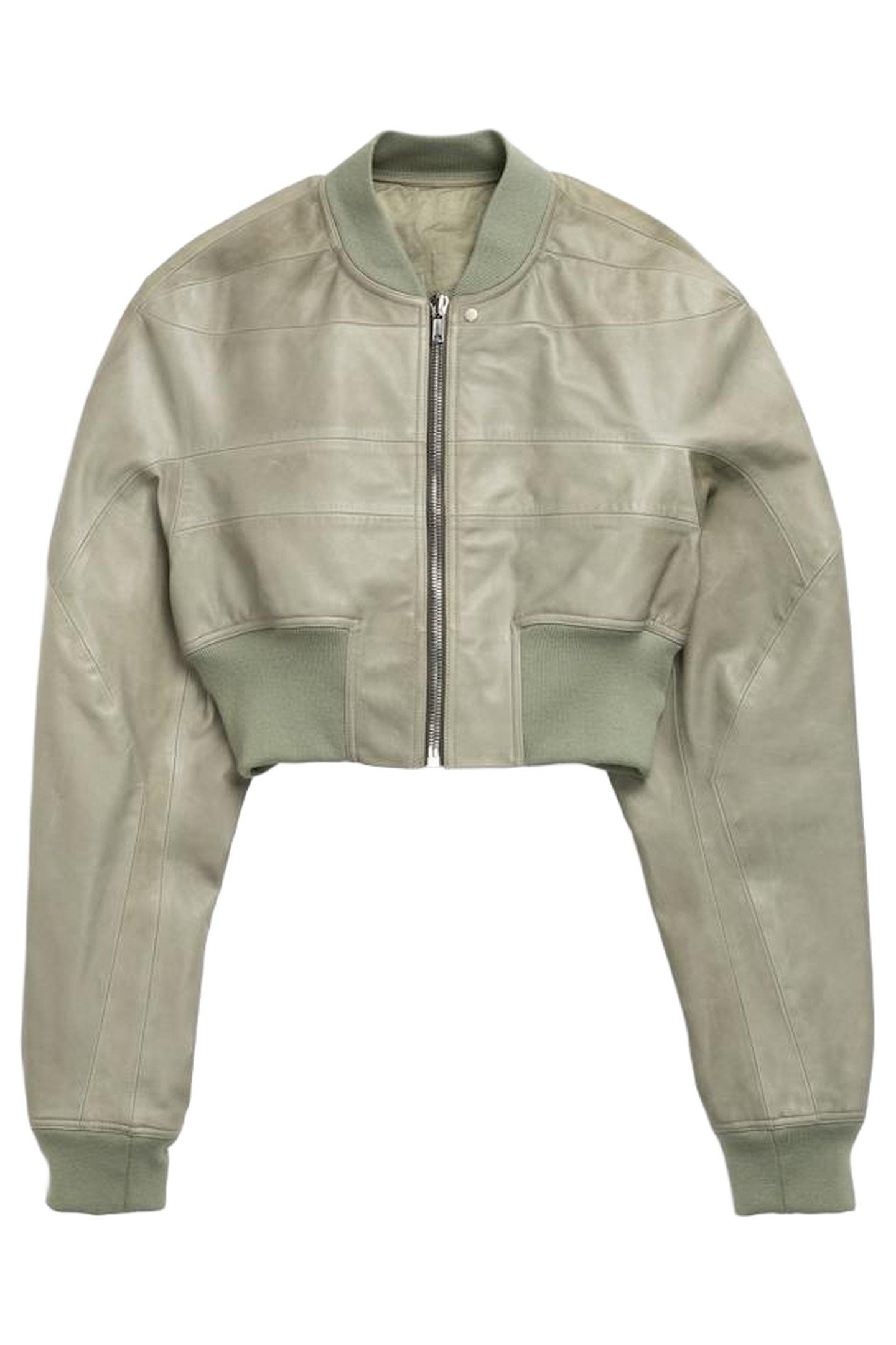 RICK OWENS – GIRDERS CROPPED BOMBER JACKET GREEN 1