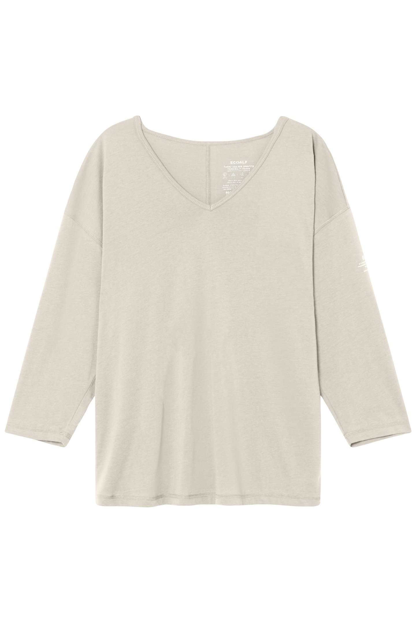 AIGUAALF LONG SLEEVE T-SHIRT WASHED STONE 1