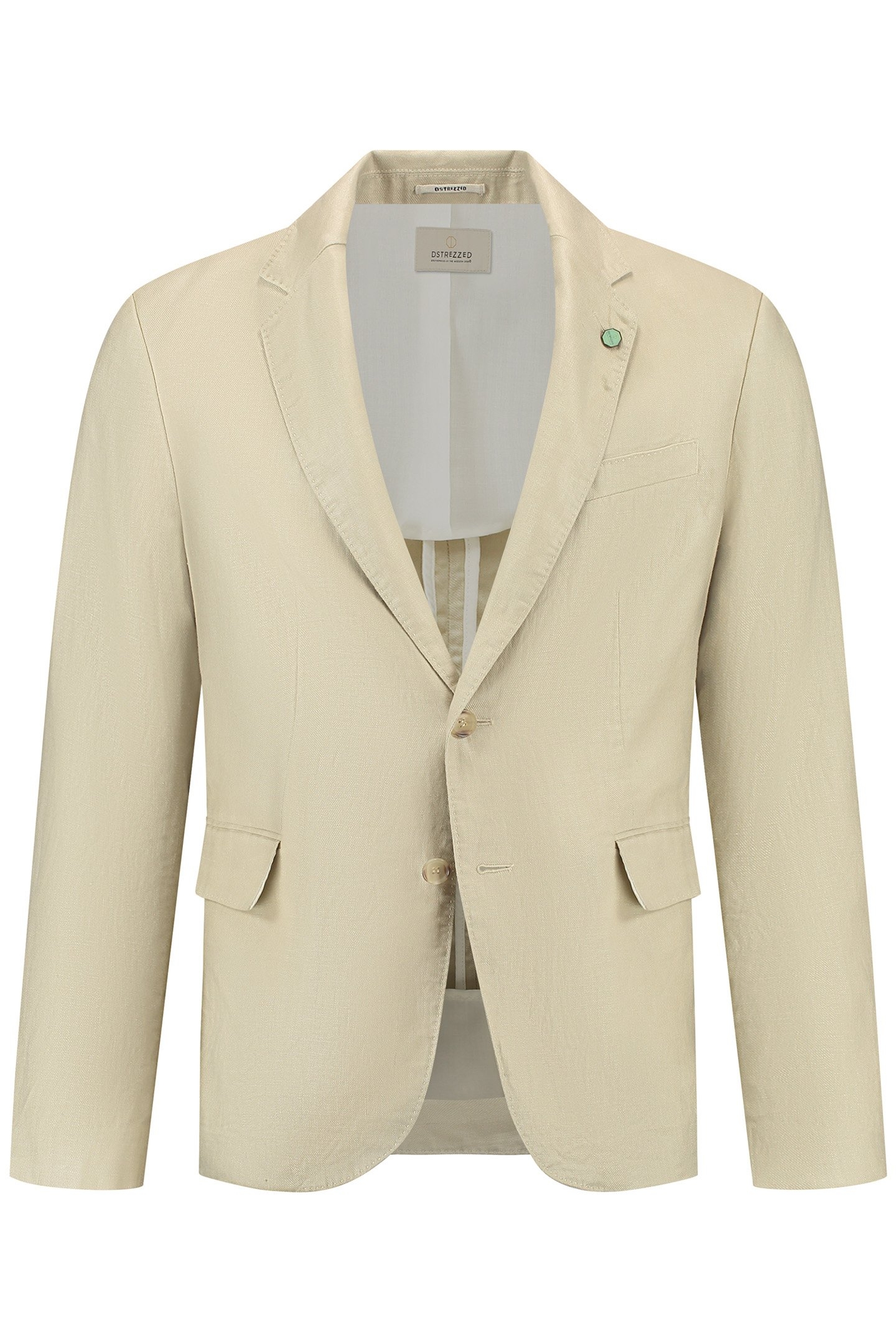 DS_CRIS LINEN TWILL BLAZER SAND 4