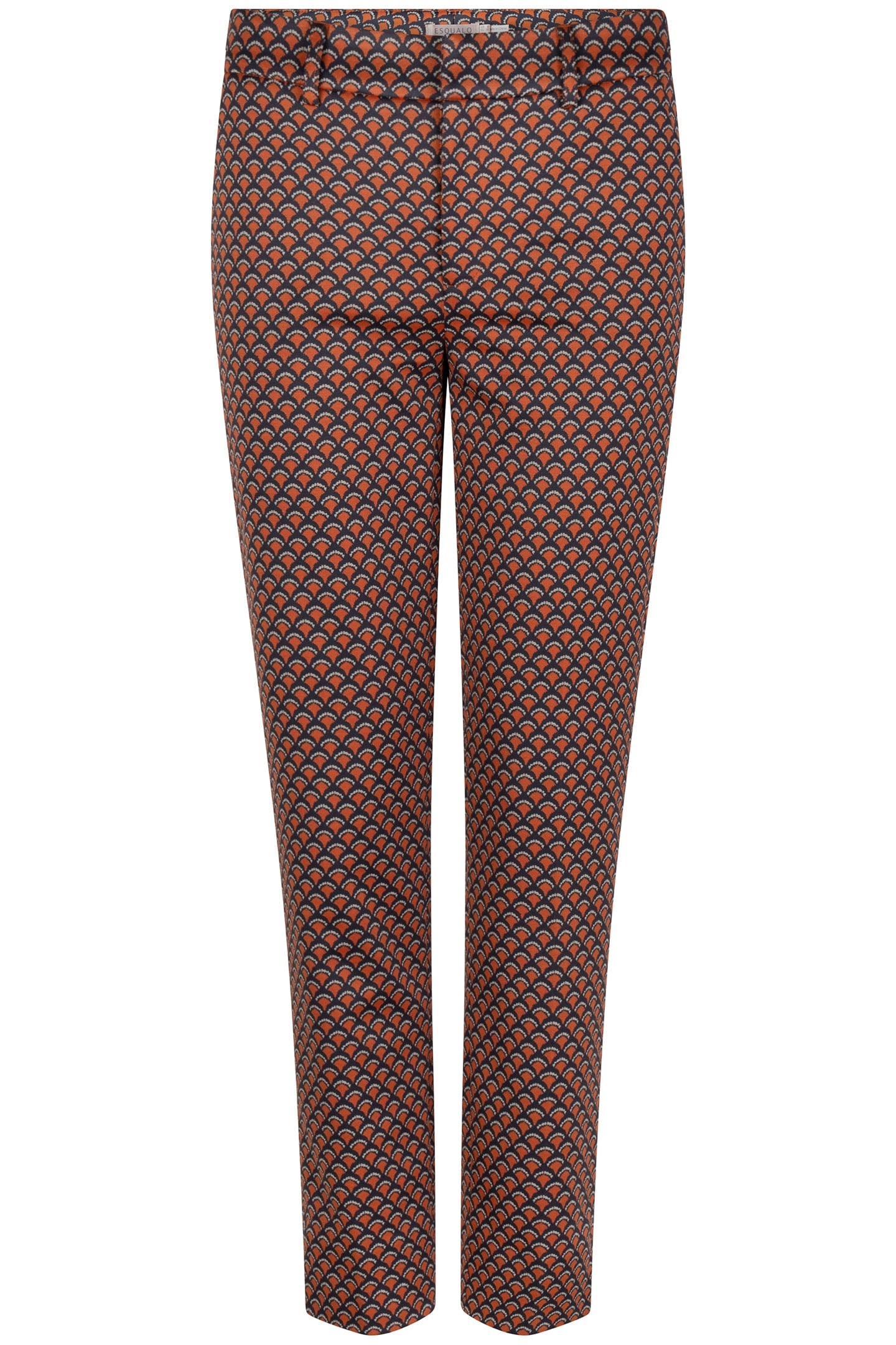 TROUSERS CHINO SCALLOPED PRINT PRINT 5