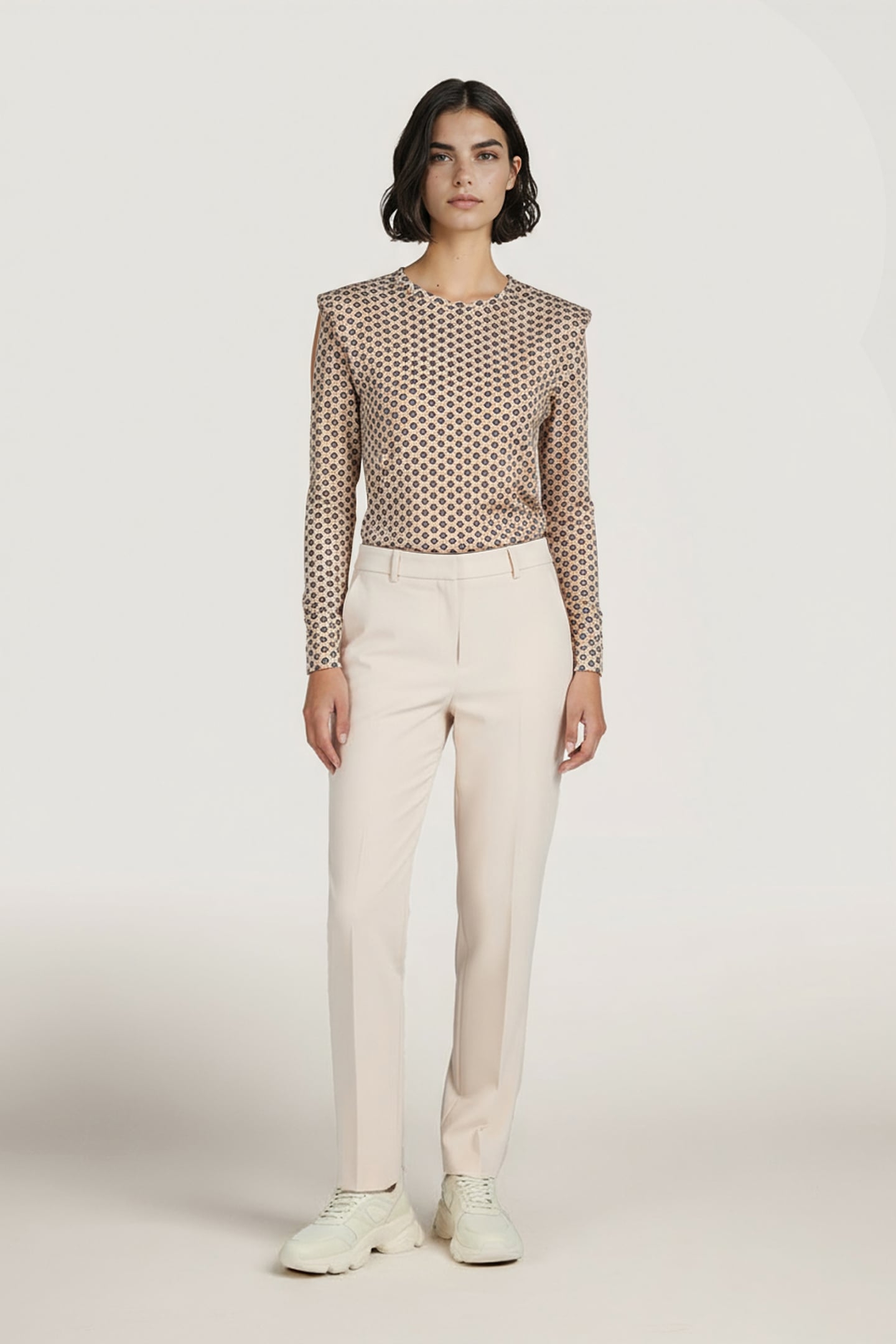 TOP FANCY SHLDR GRAPHIC ROOTS SJ PRINT 1