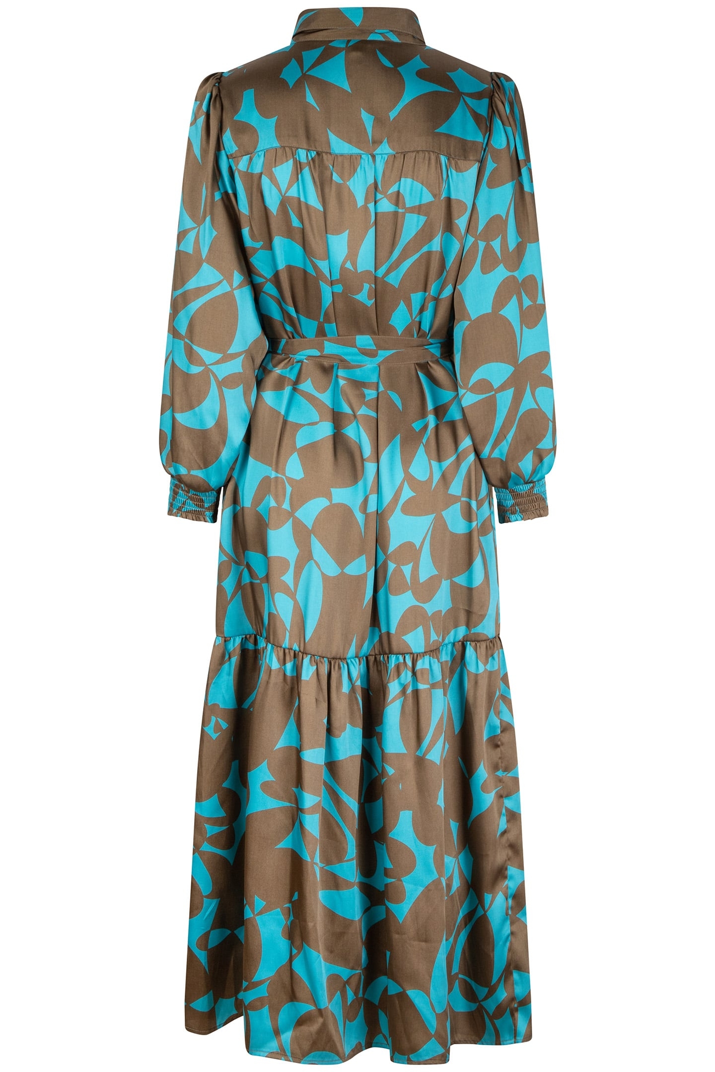 DRESS LONG EXPRESSIVE ROOTS PRINT 5