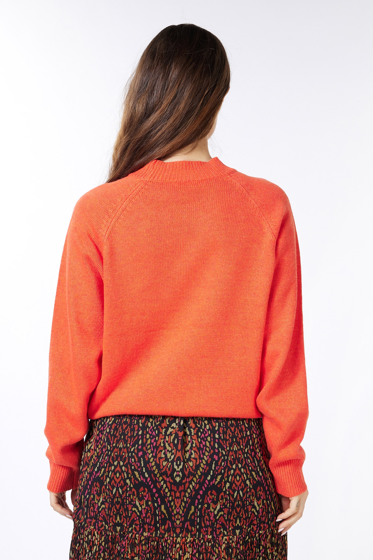 SWEATER “MAGIC” INTARSIA ORANGE 4