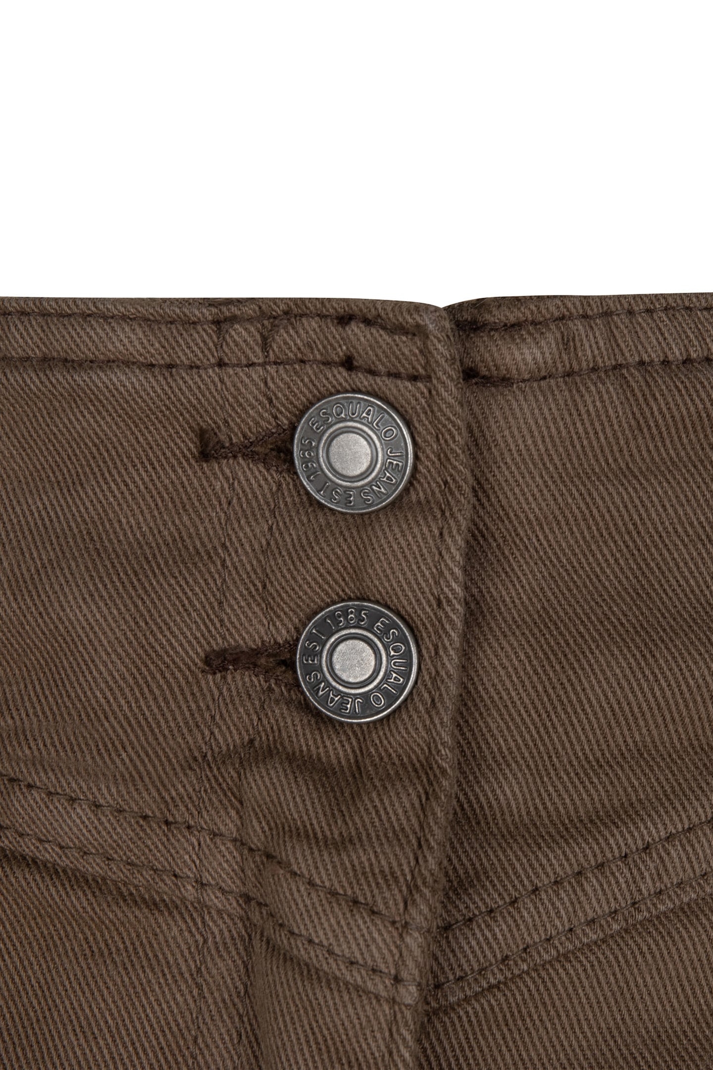 SKIRT COLORED DENIM ARMY GREEN 5