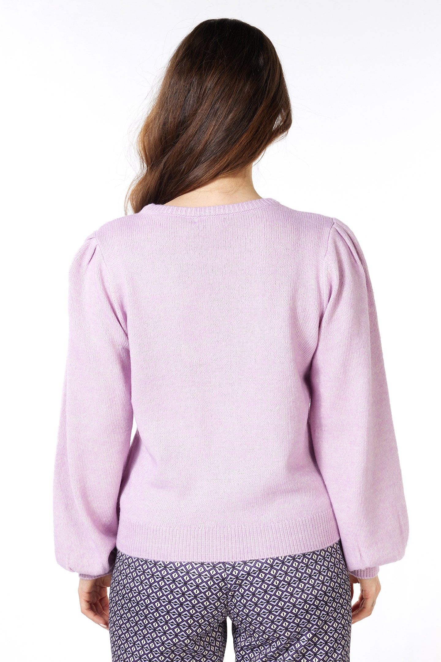 SWEATER PUFF SLVE LILAC 3