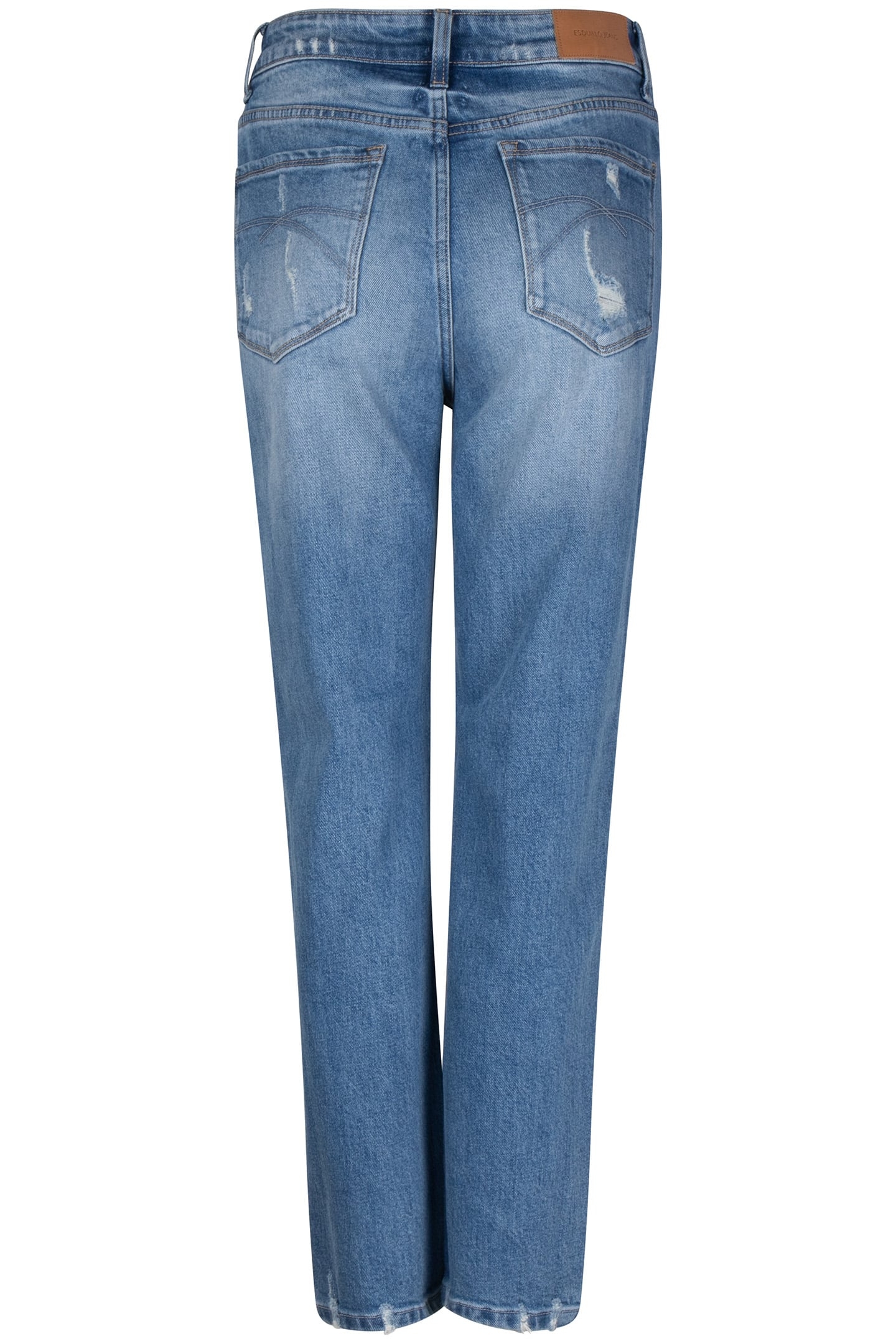 TROUSERS VINTAGE HIGH WAIST JEANS BLUE 5