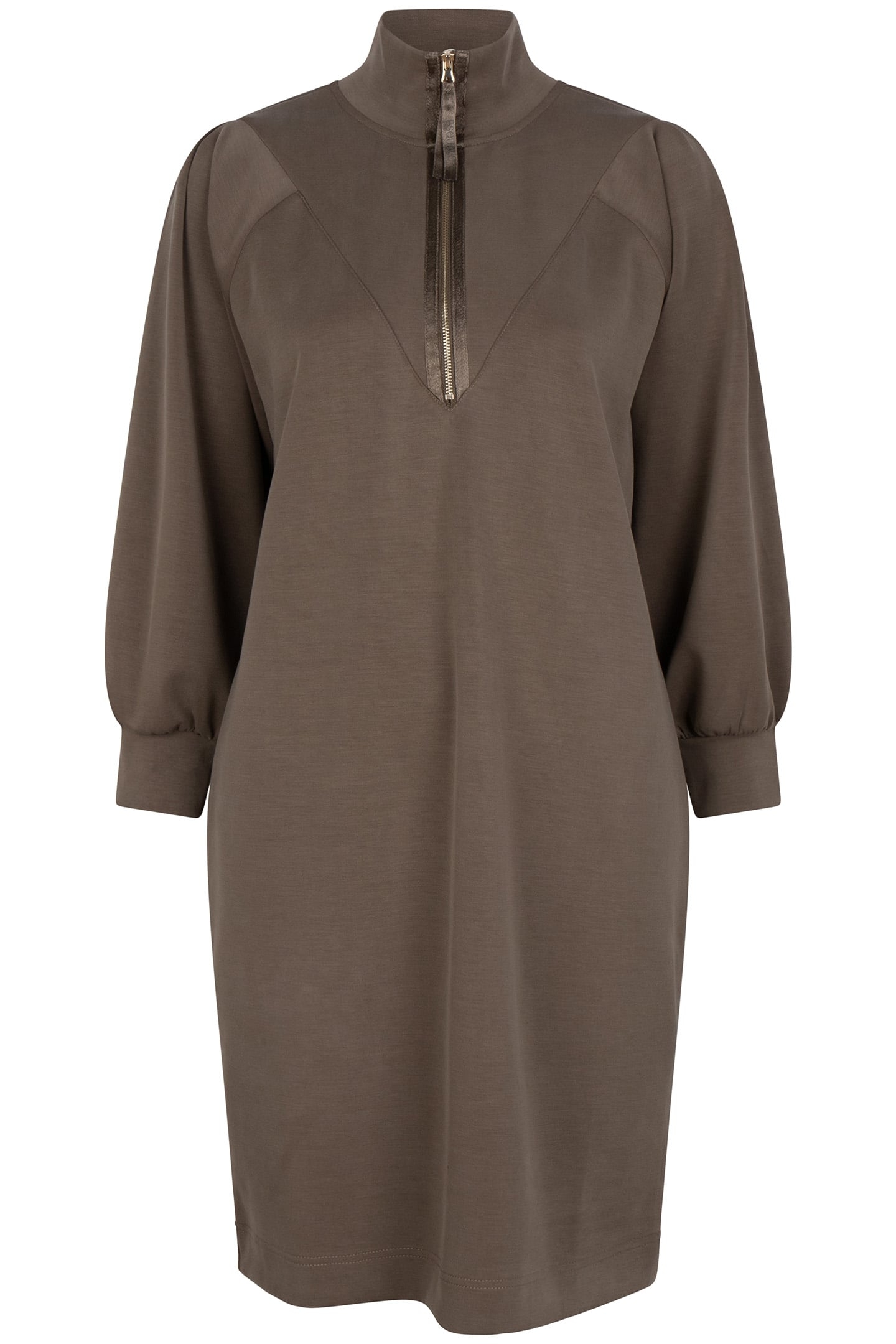 DRESS ZIPPER MODAL ARMY GREEN 6