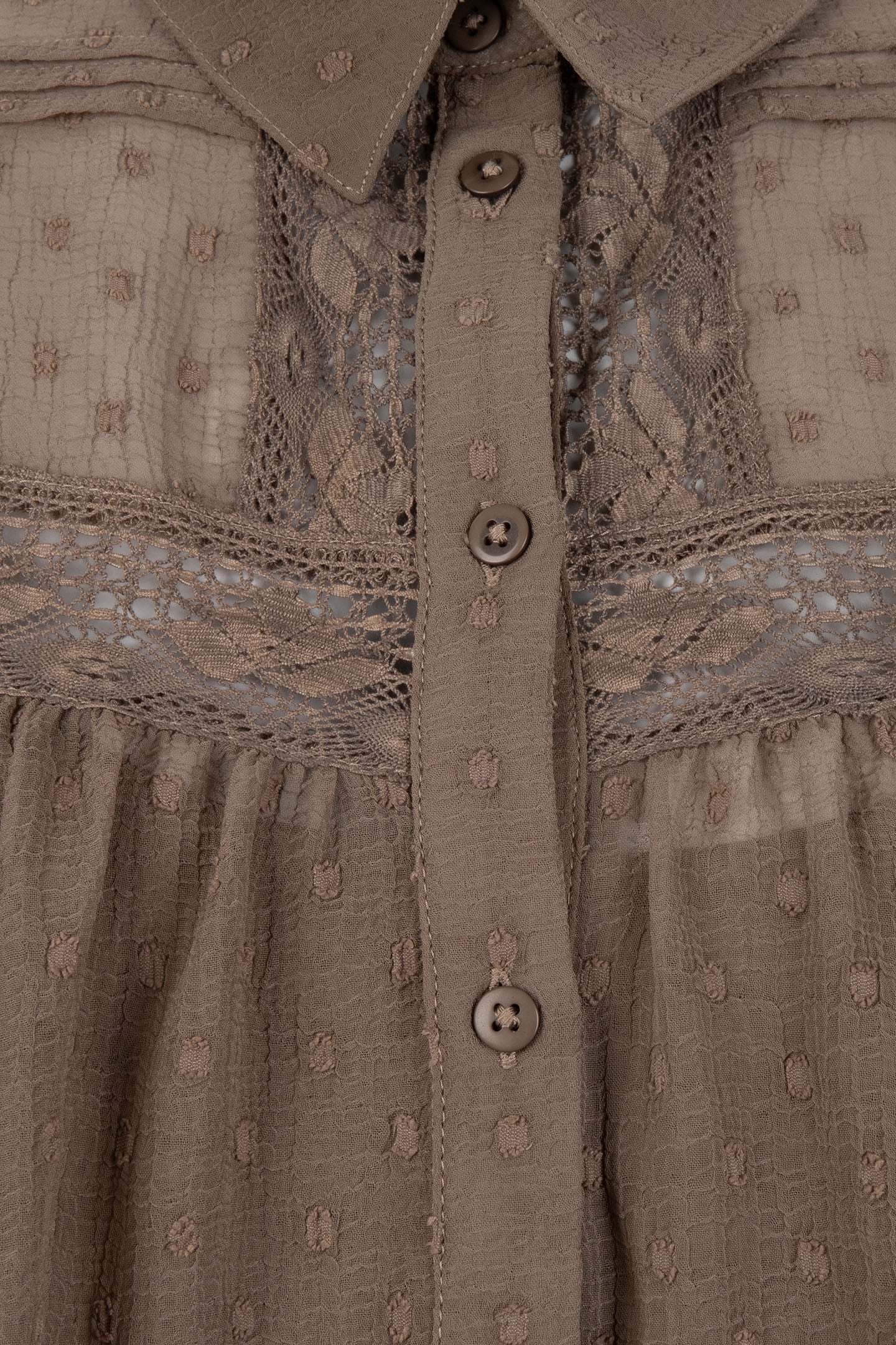 BLOUSE TAPES PLUMETIS ARMY GREEN 8