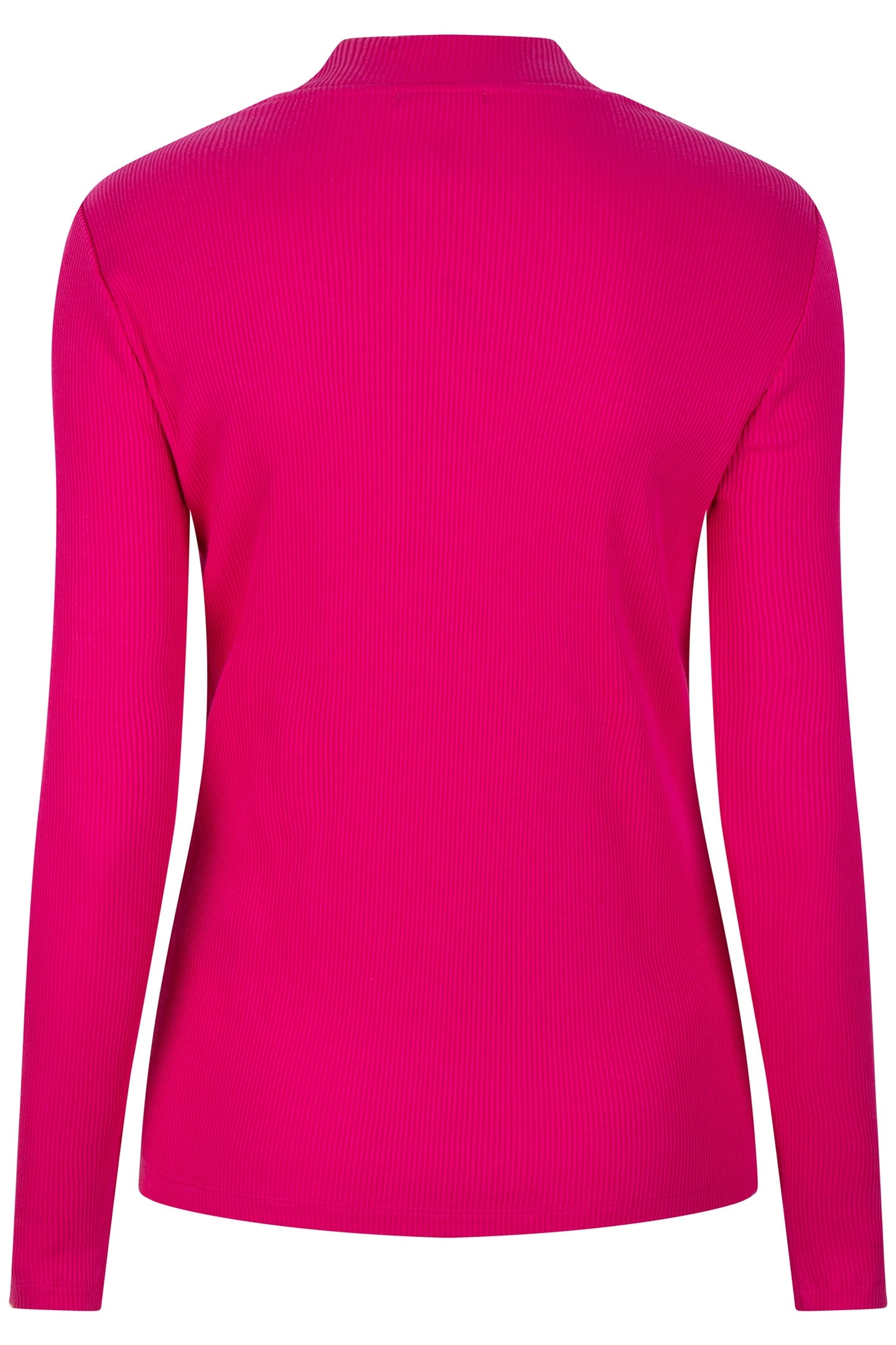 TOP RIB LONG SLVE FUCHSIA 4