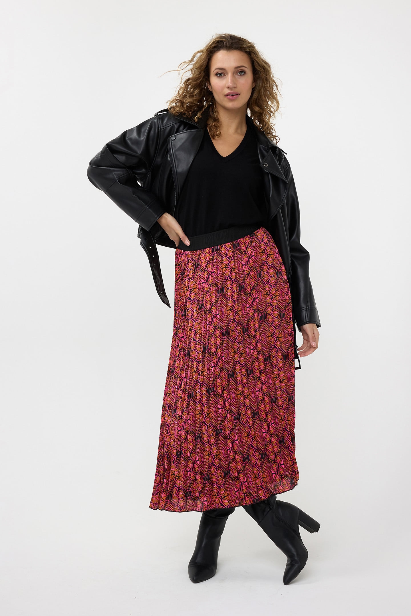 SKIRT PLISSE SENSATION PRINT 3
