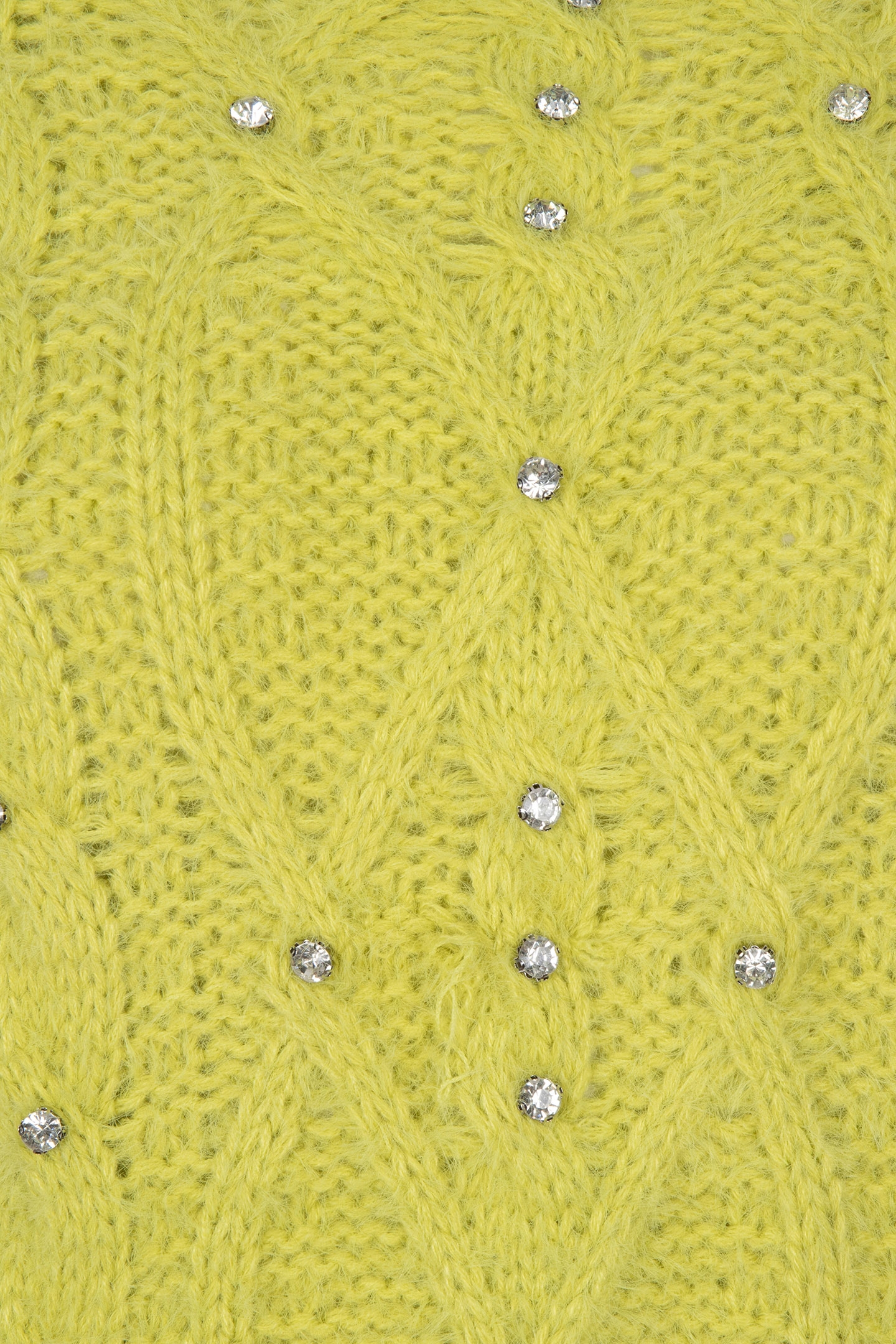 SWEATER CABLE STONES MATCHA GREEN 8