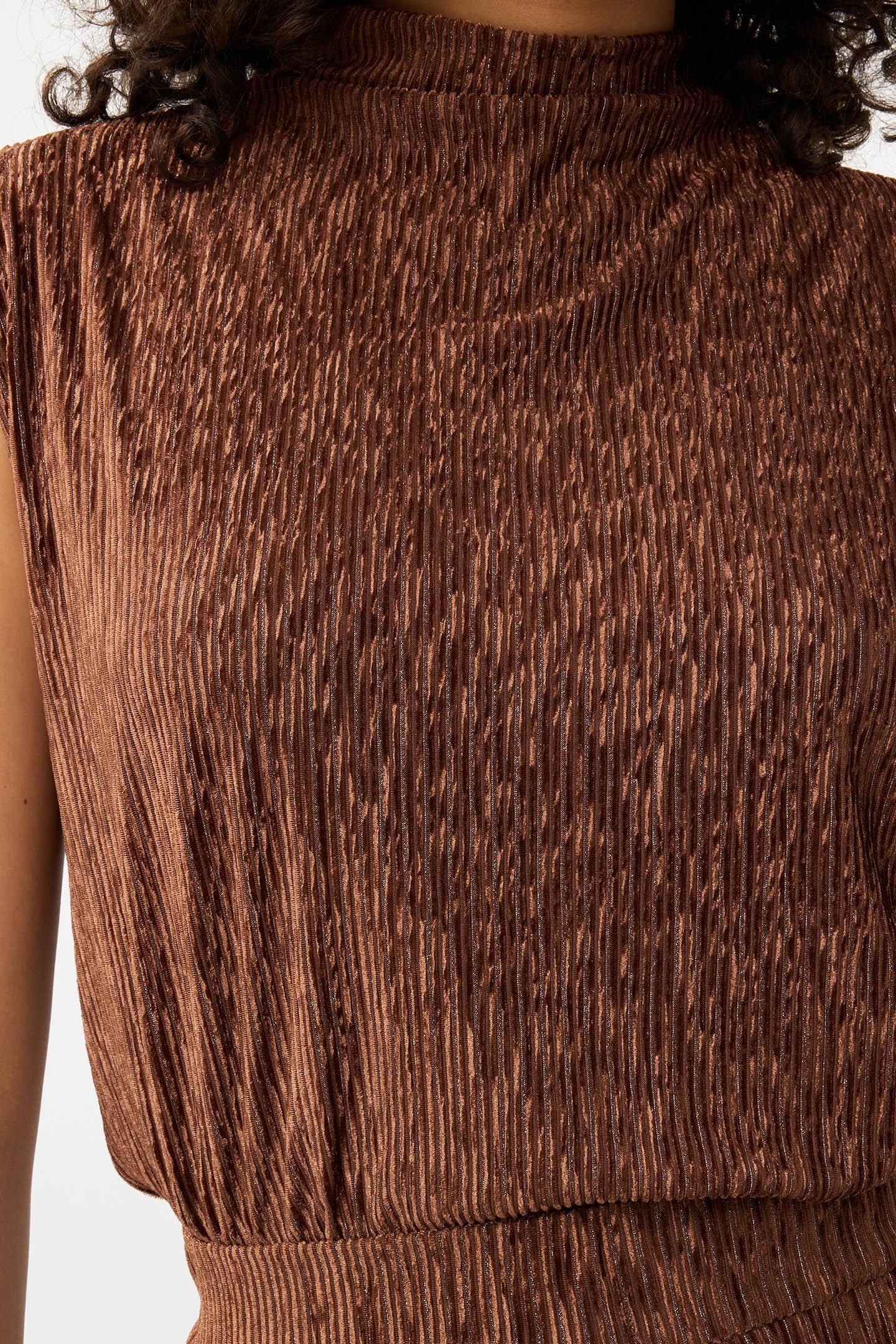TOP CRINKLE VELVET BRANDY 6