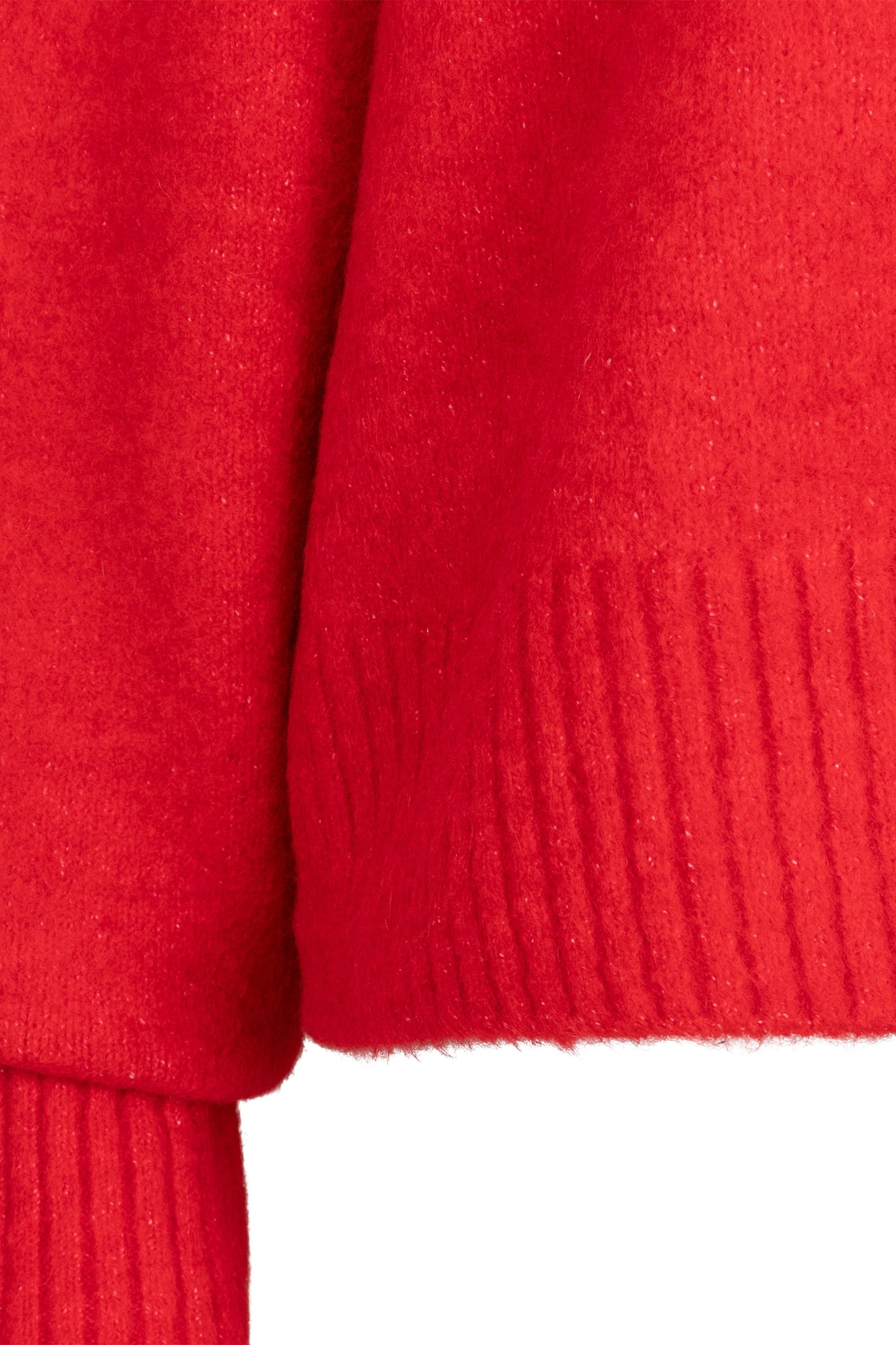 SWEATER BOXY COL RED 7