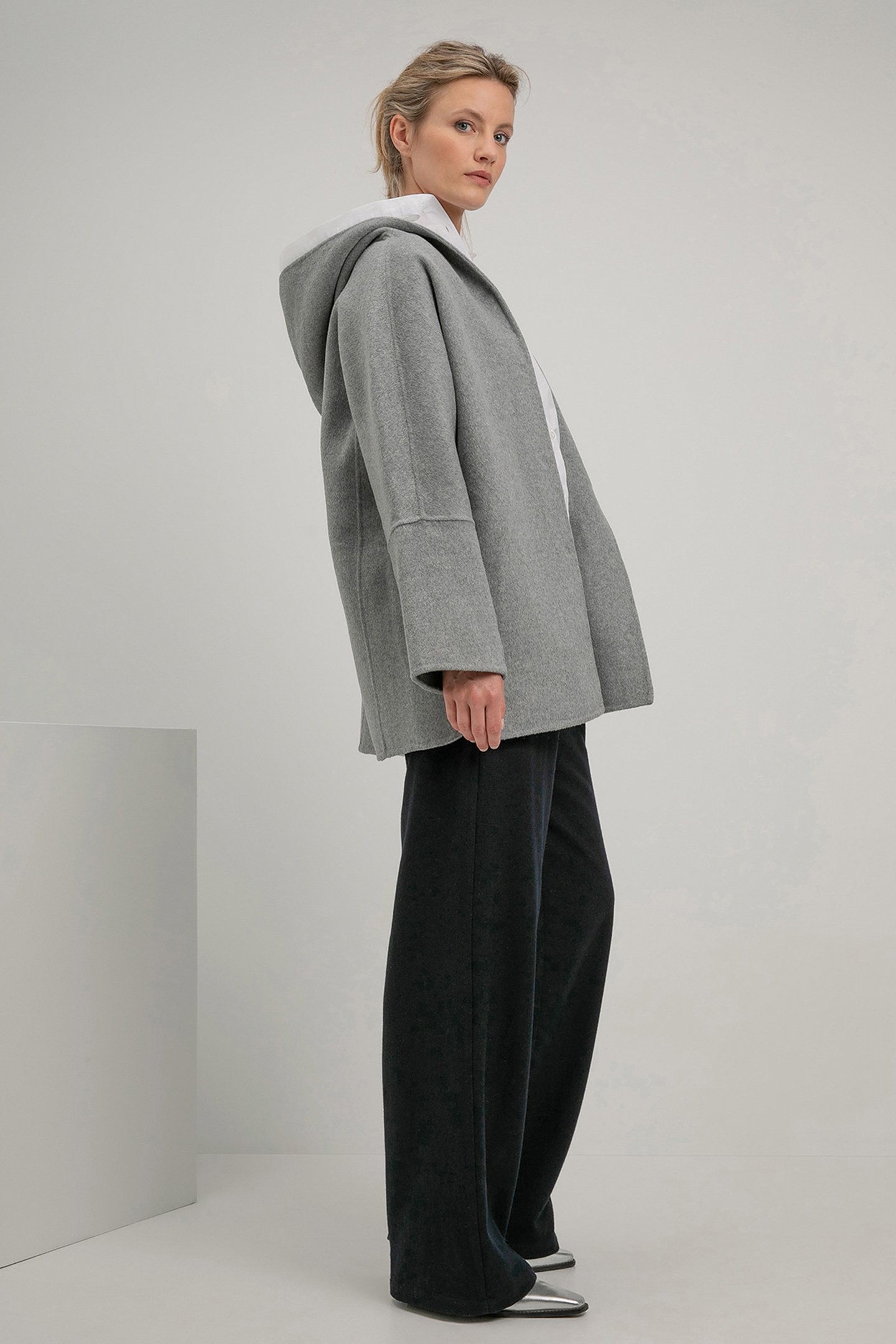 HELENA COAT STEEL GREY MELANGE 4