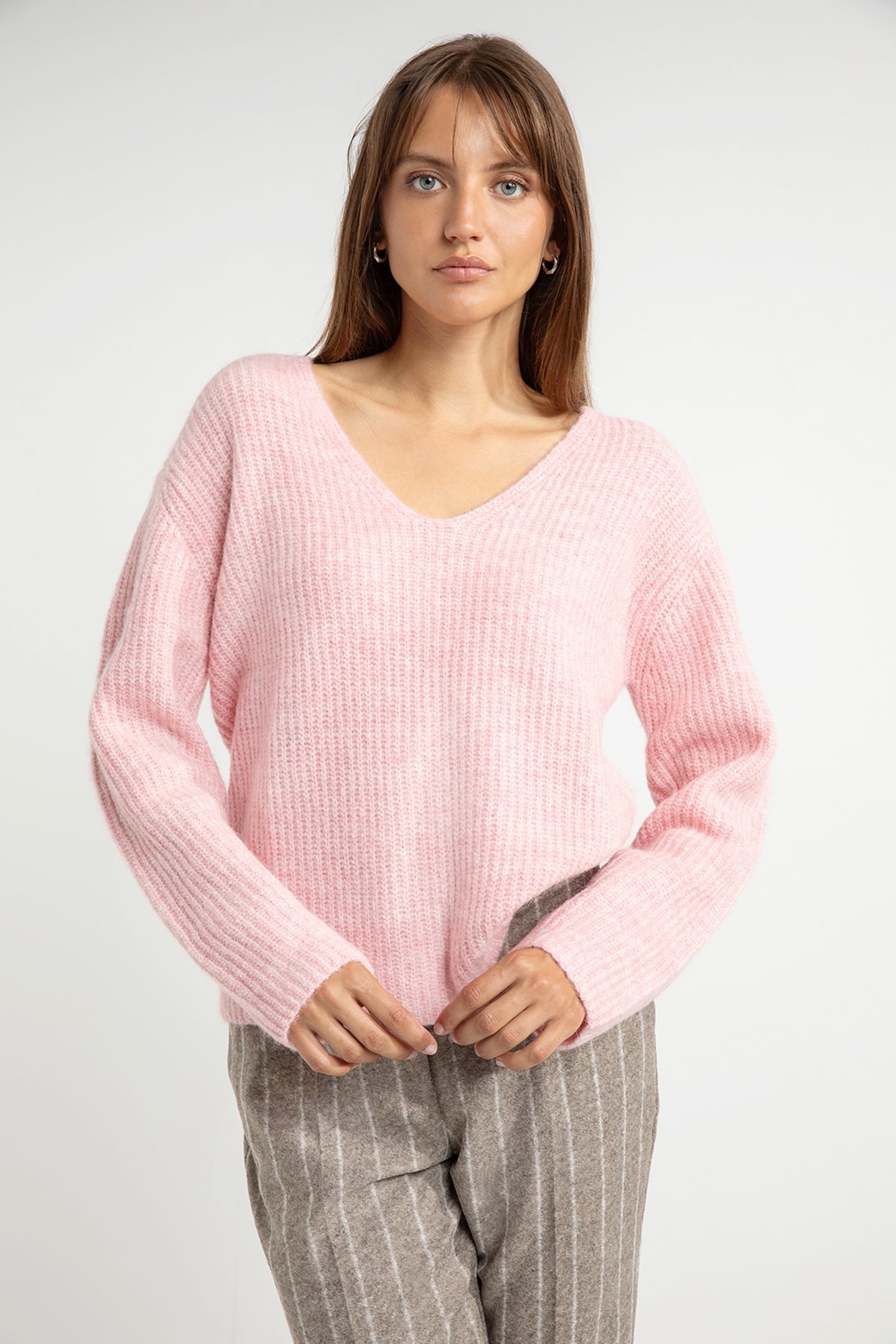 AVALON SWEATER SOFT PINK 1