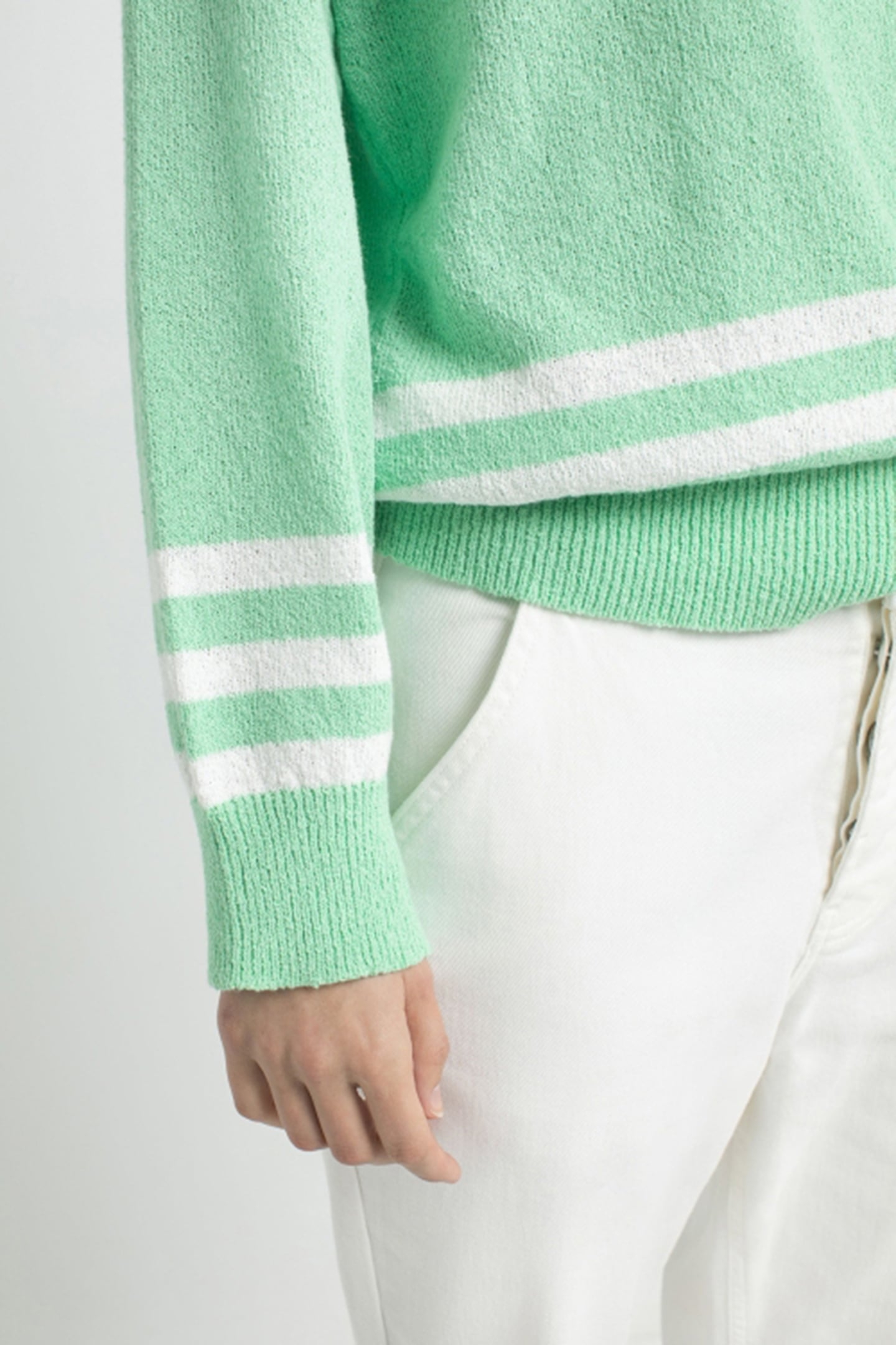 JOE SWEATER JADE STRIPE 3