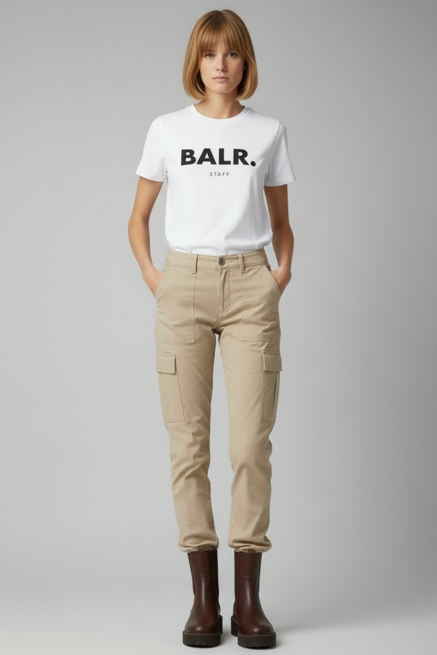 STAFF T-SHIRT WOMEN WHITE 1