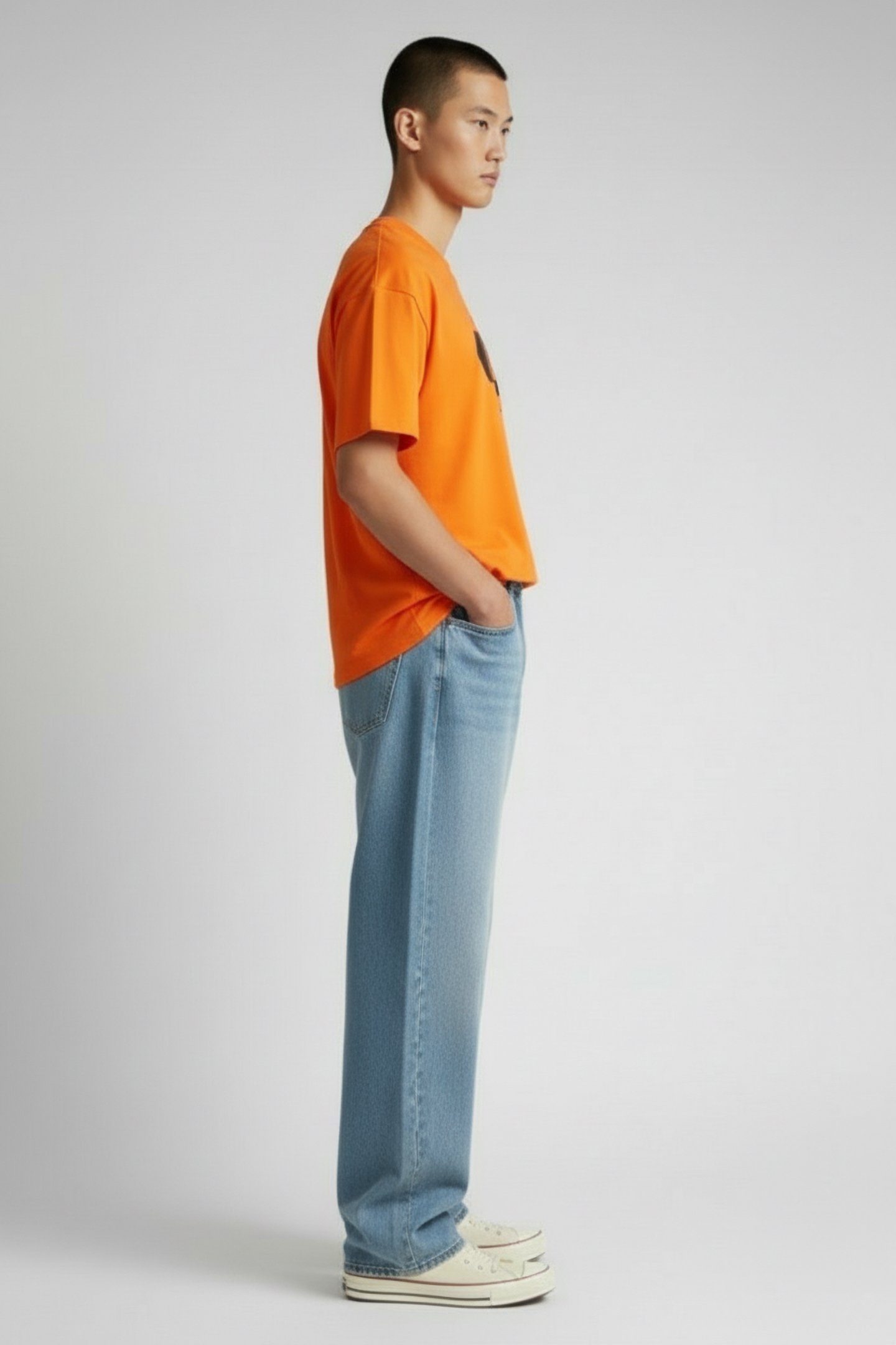 BALR. FORM BOX FIT T-SHIRT ORANGE 3