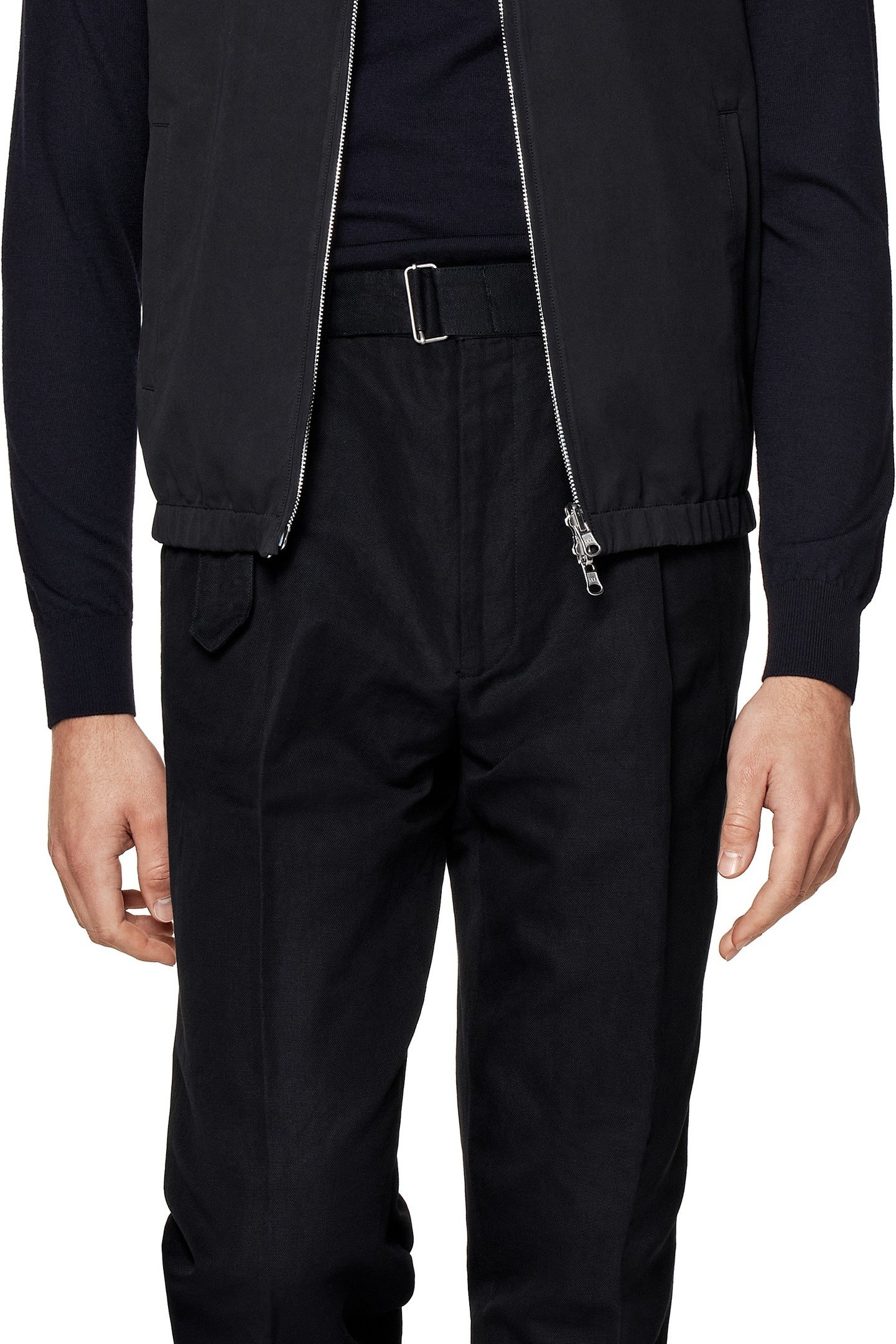 ZIP VEST-NAVY NAVY & LIGHT BLUE 6