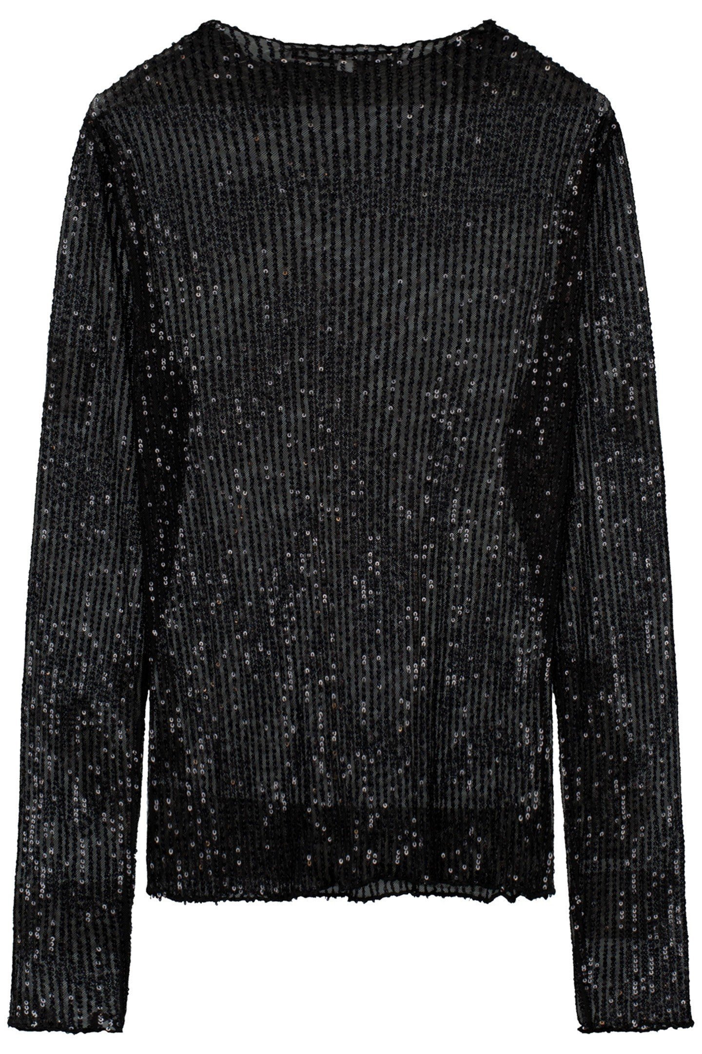 NOUS SOMMES LABELS – JENNIE SEQUIN TOP BLACK 2