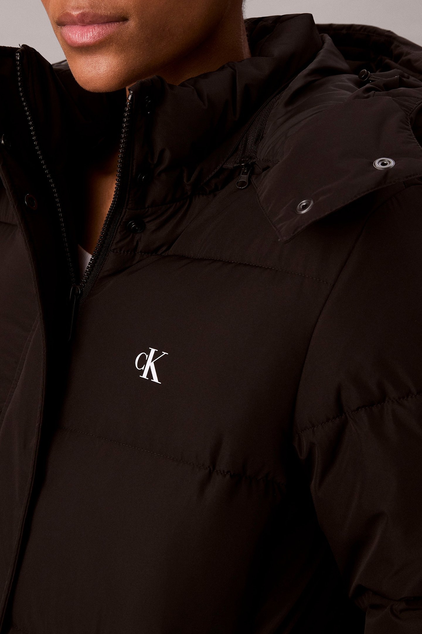 MONOLOGO NON-DOWN LONG COAT BLACK 5