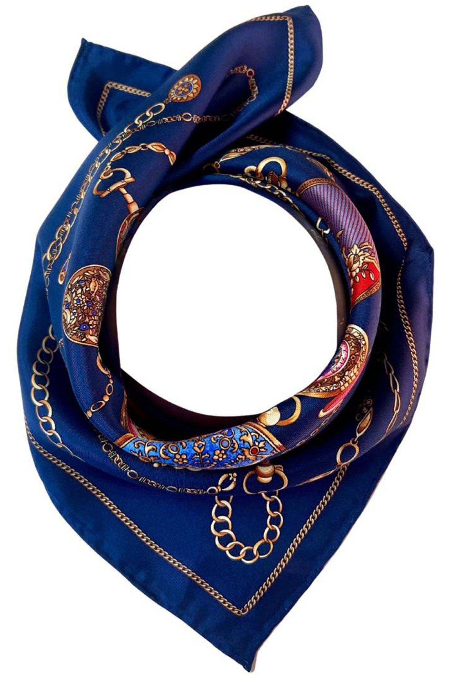 SCARF BURANO SMALL 582 BLUE 1