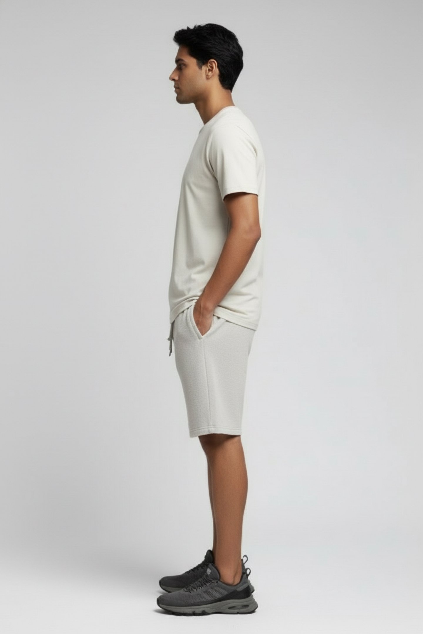 SALINAS TERRY SHORT GREY 3