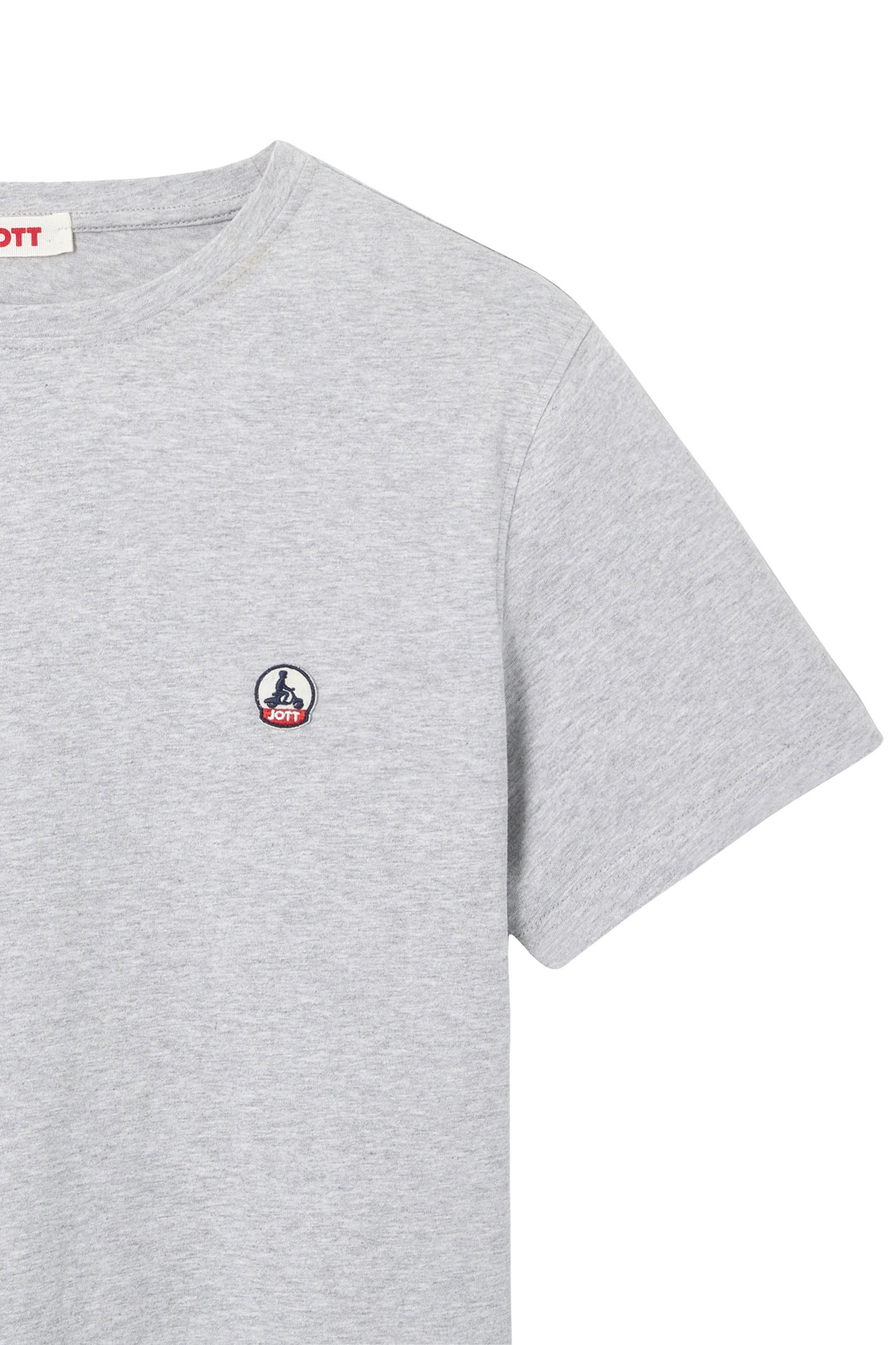 PIETRO T-SHIRT MELANGE GREY 2