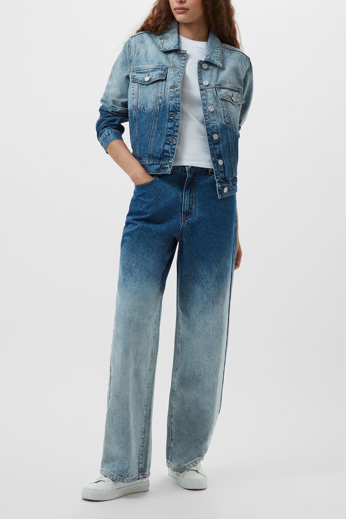 DALLAS DENIM JACKET VINTAGE BLUE OMBRE 1