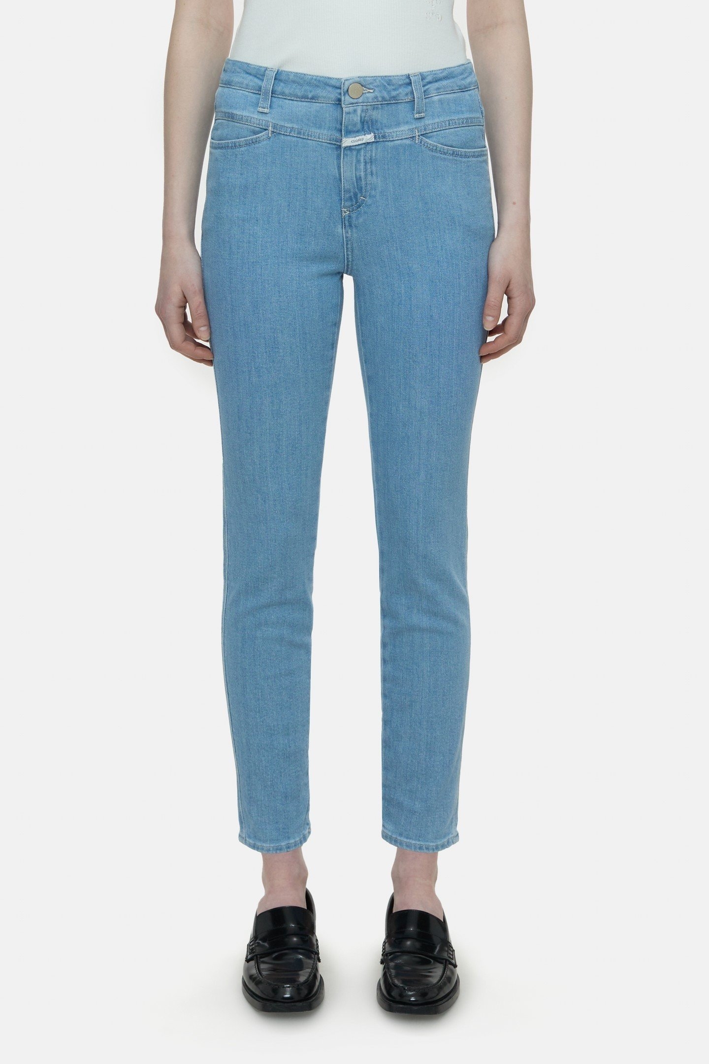 SKINNY PUSHER JEANS LIGHT BLUE 1