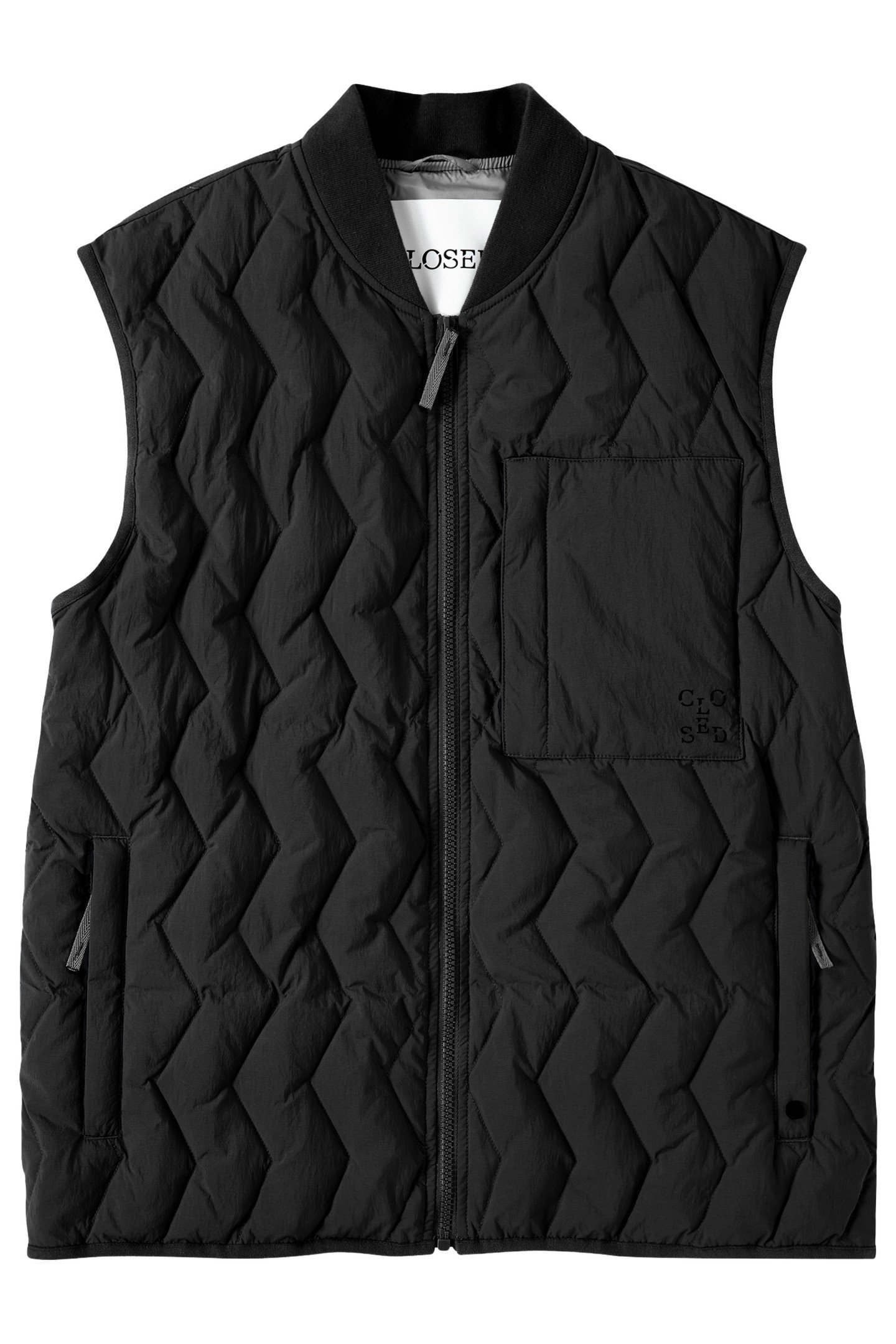QUILTED VEST BLACK 5