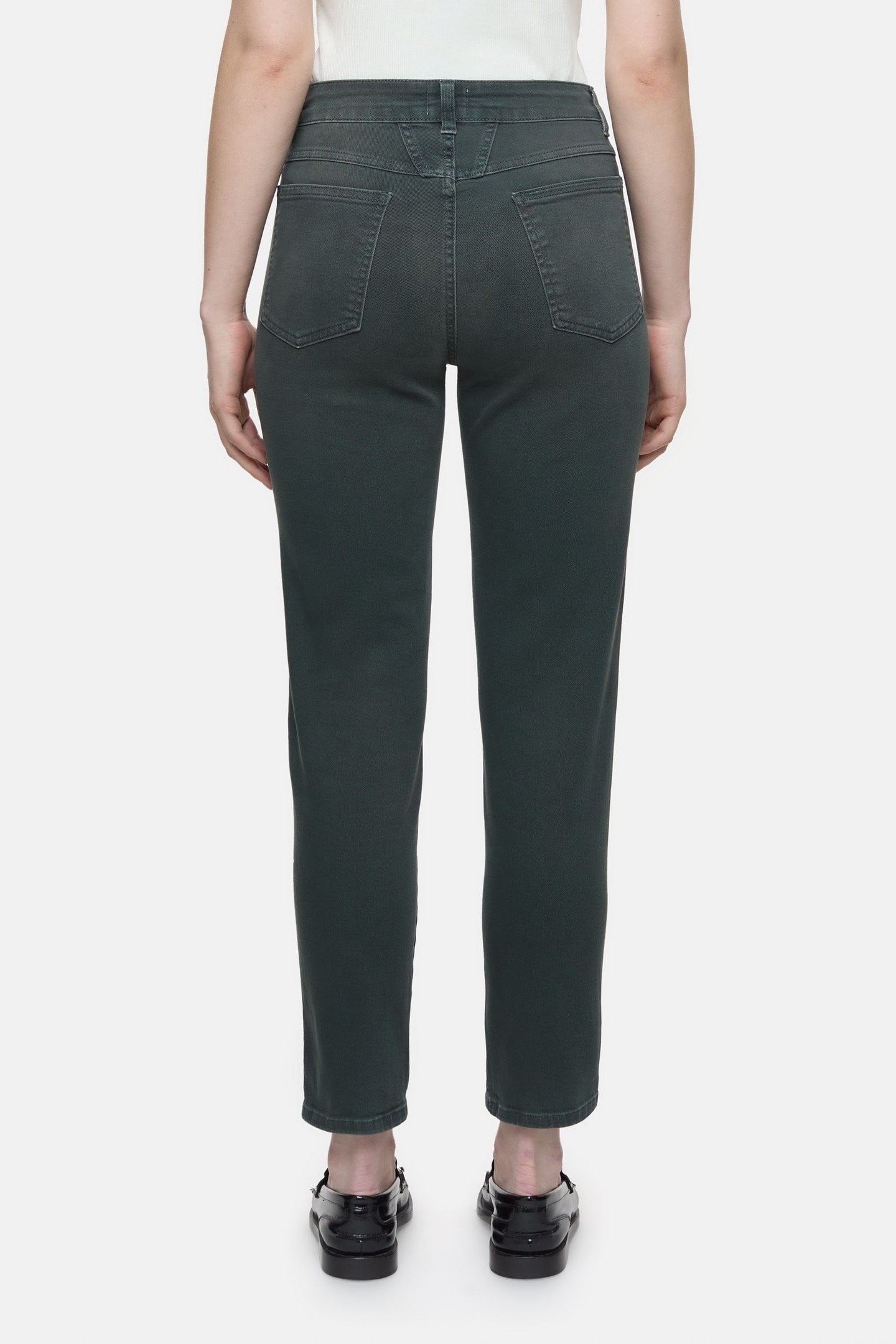 PEDAL PUSHER JEANS SABBIA BEIGE 2