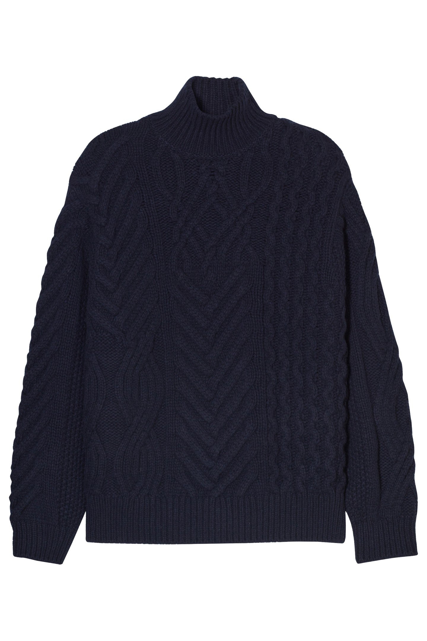 CABLE JUMPER KNITS DARK NIGHT 3